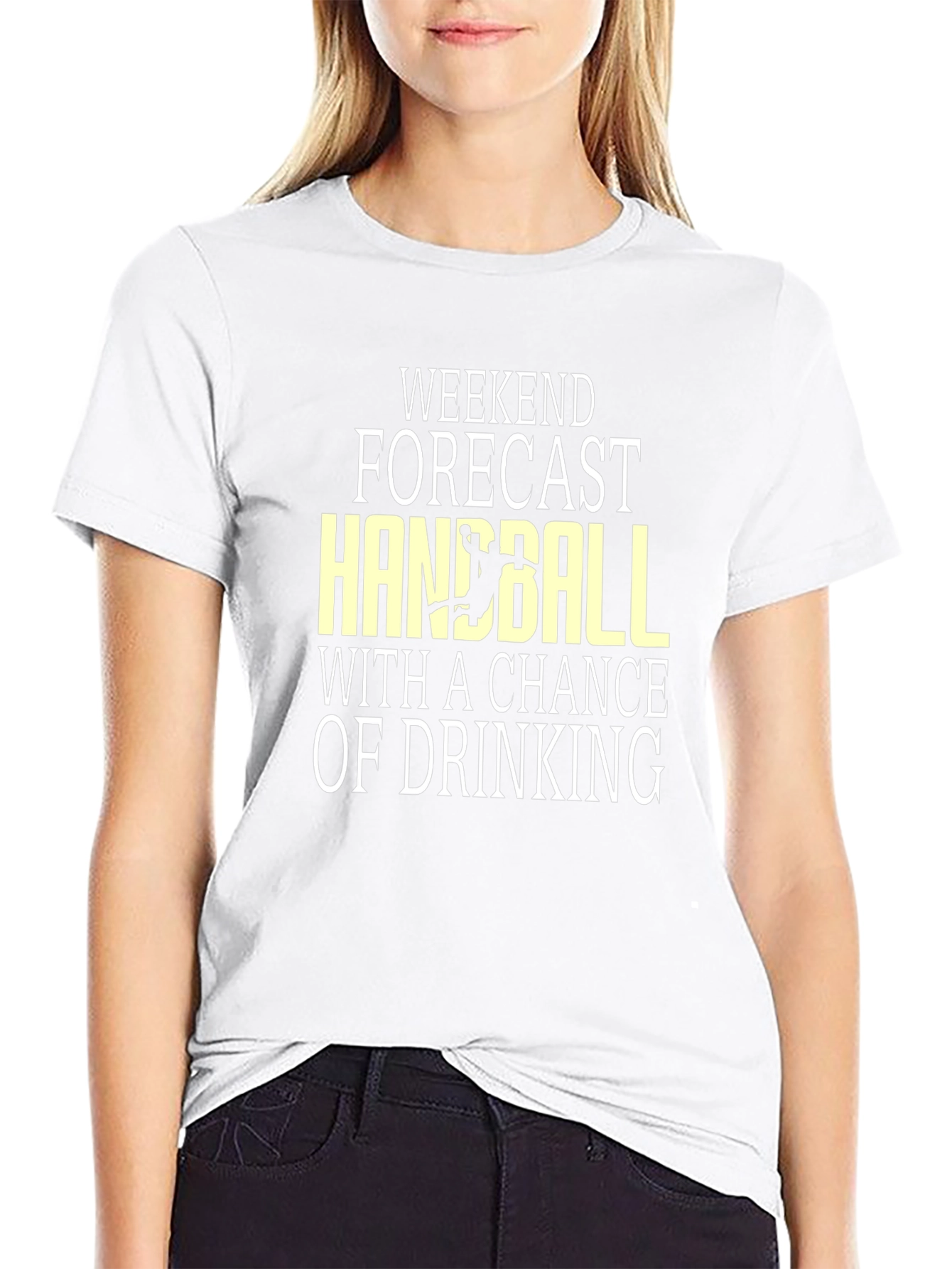 Handball & Drinking Weekend Forecast T-Shirt