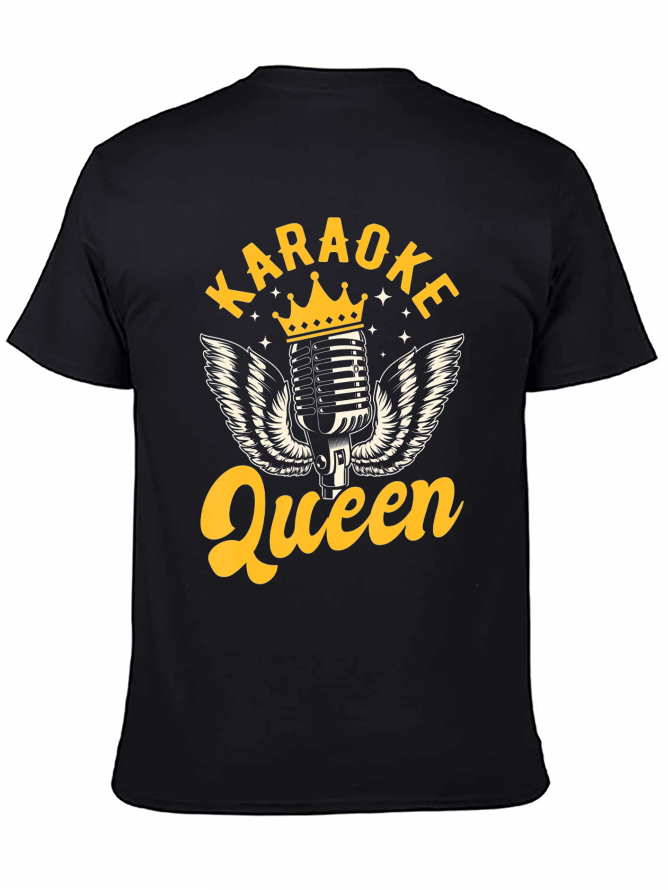 Karaoke Queen Graphic Tee - Black T-Shirt