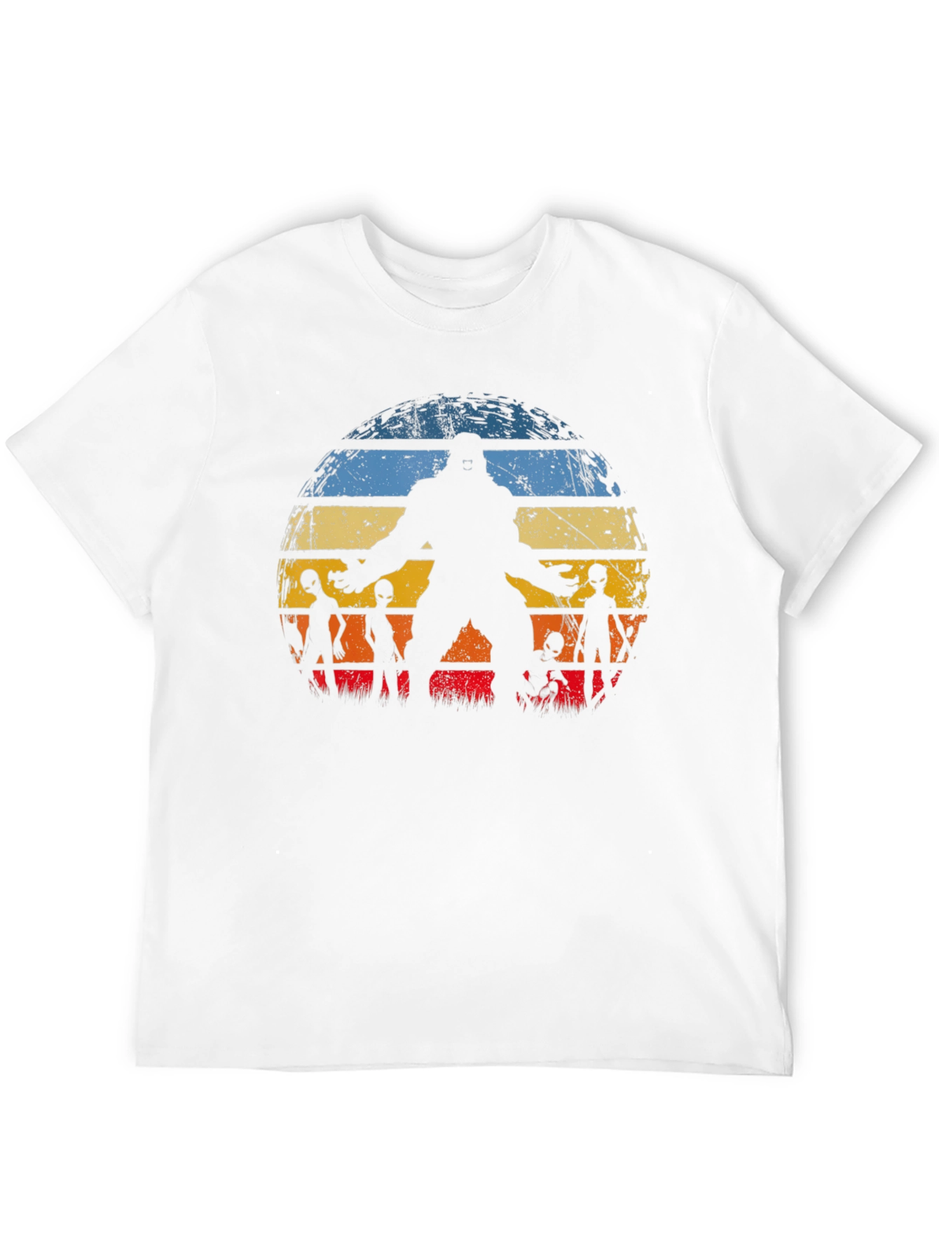 Bigfoot & Alien Sunset Graphic Tee