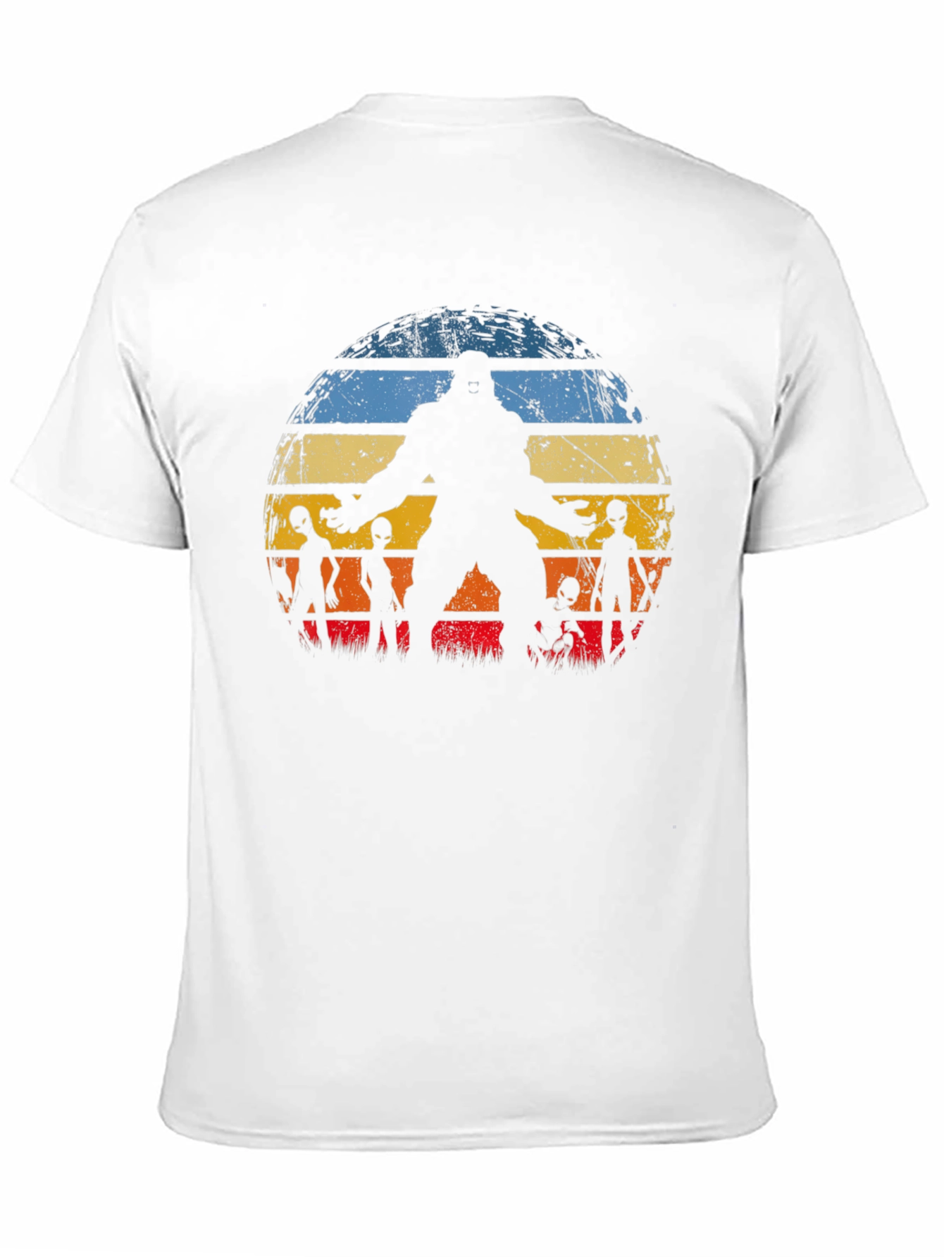 Bigfoot & Alien Sunset Graphic Tee