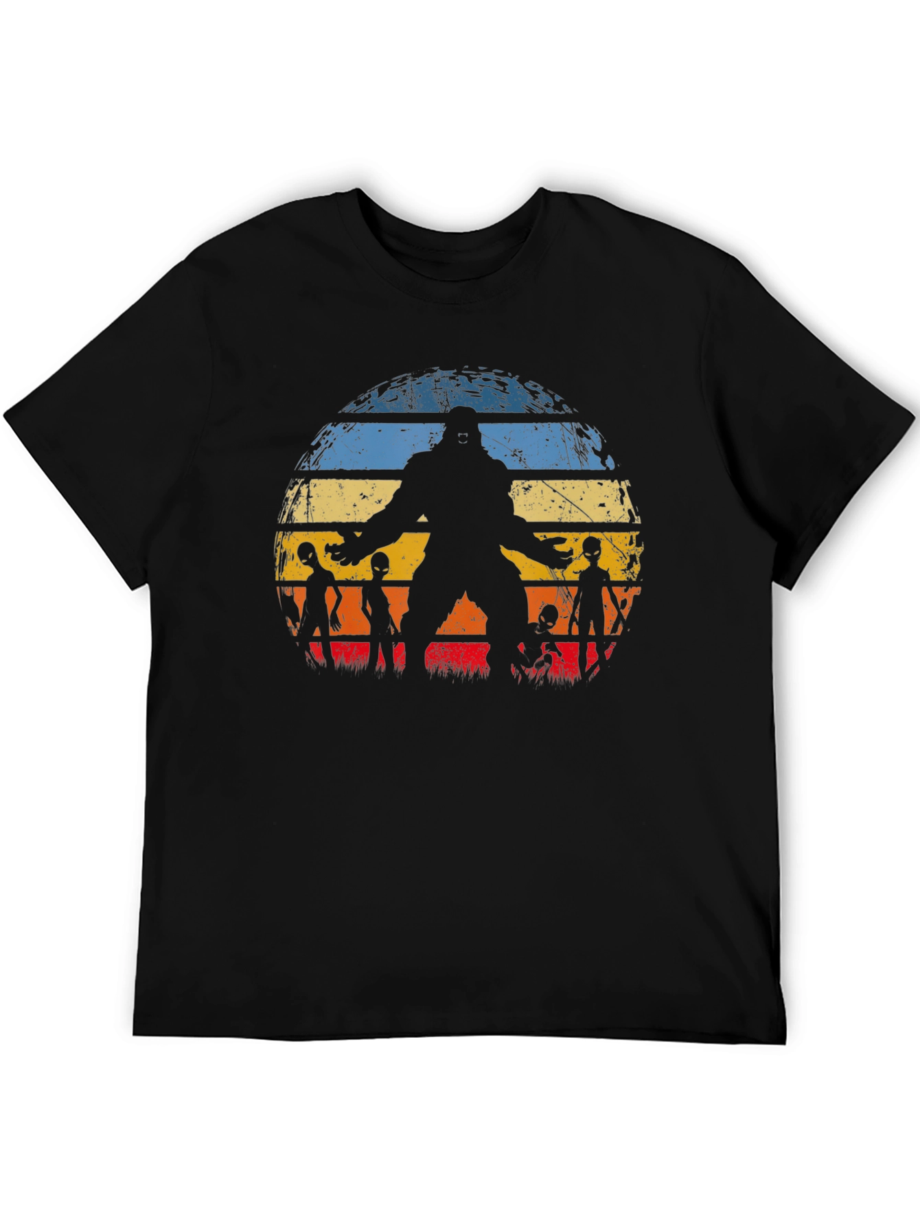 Bigfoot & Alien Sunset Graphic Tee