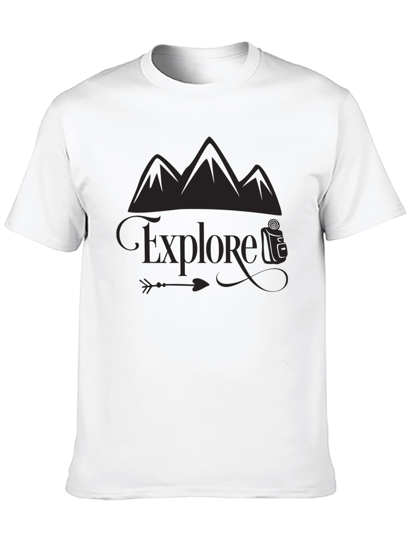 Explore Mountain Graphic Tee - Adventure Awaits!