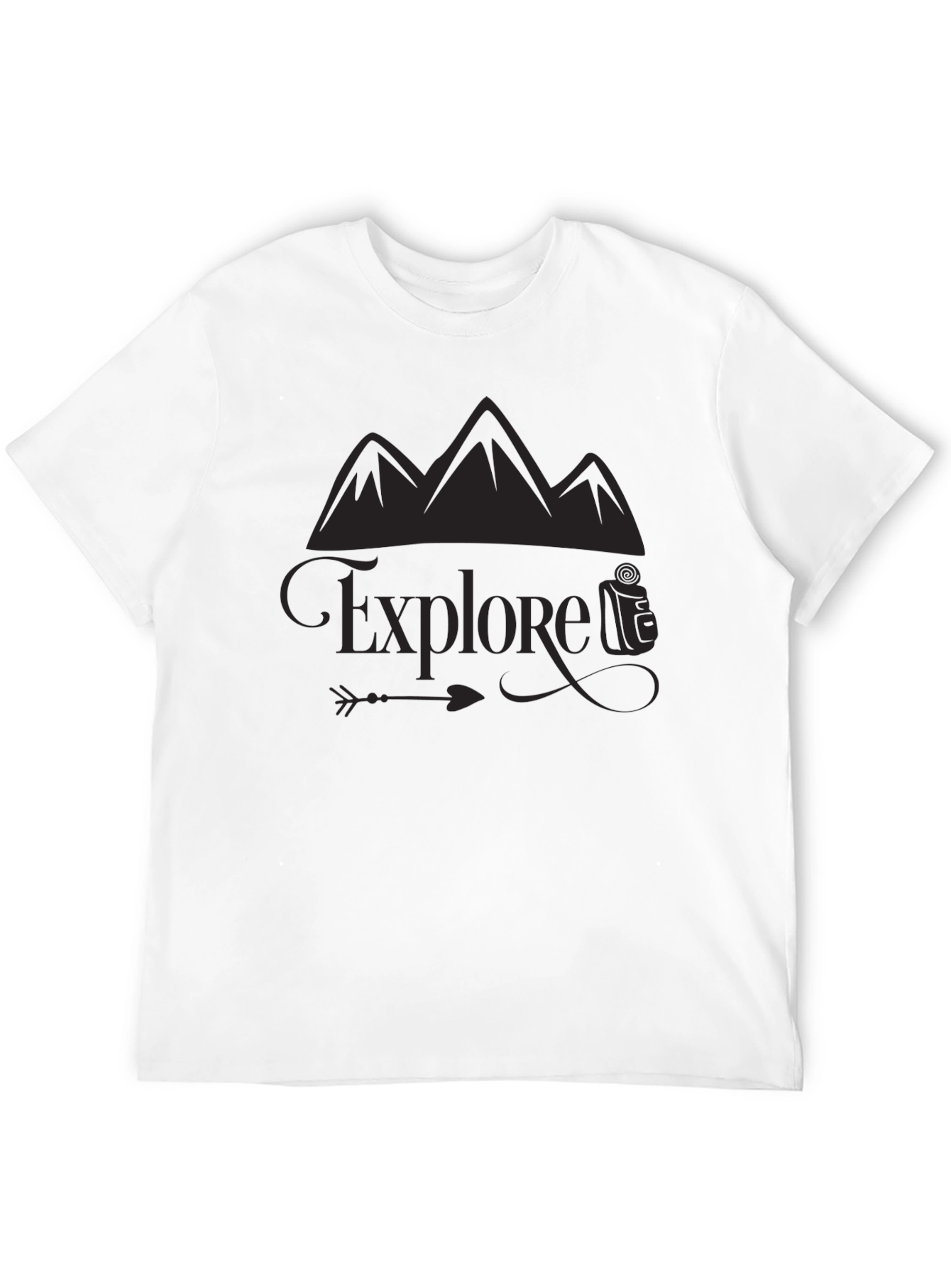 Explore Mountain Graphic Tee - Adventure Awaits!