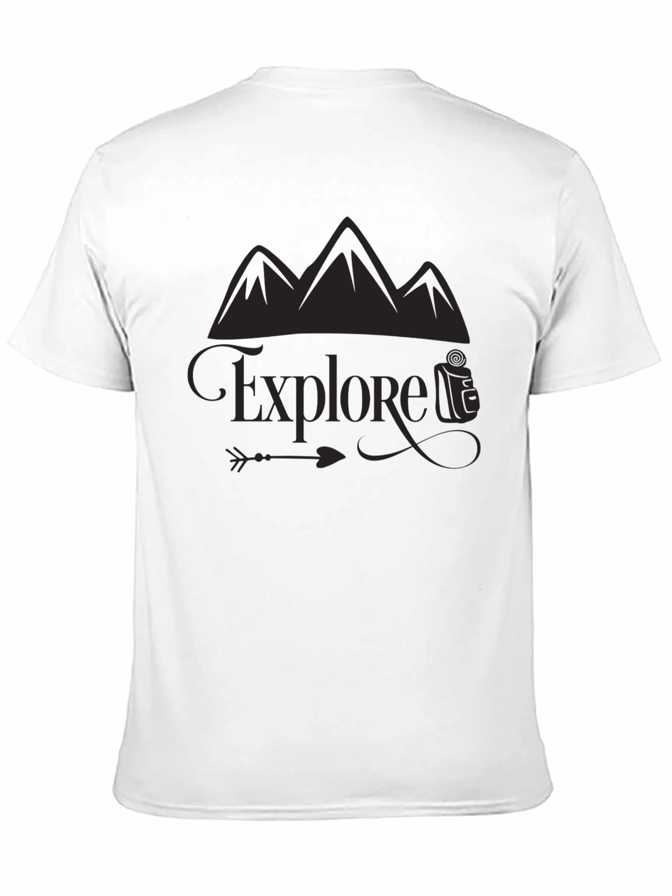 Explore Mountain Graphic Tee - Adventure Awaits!