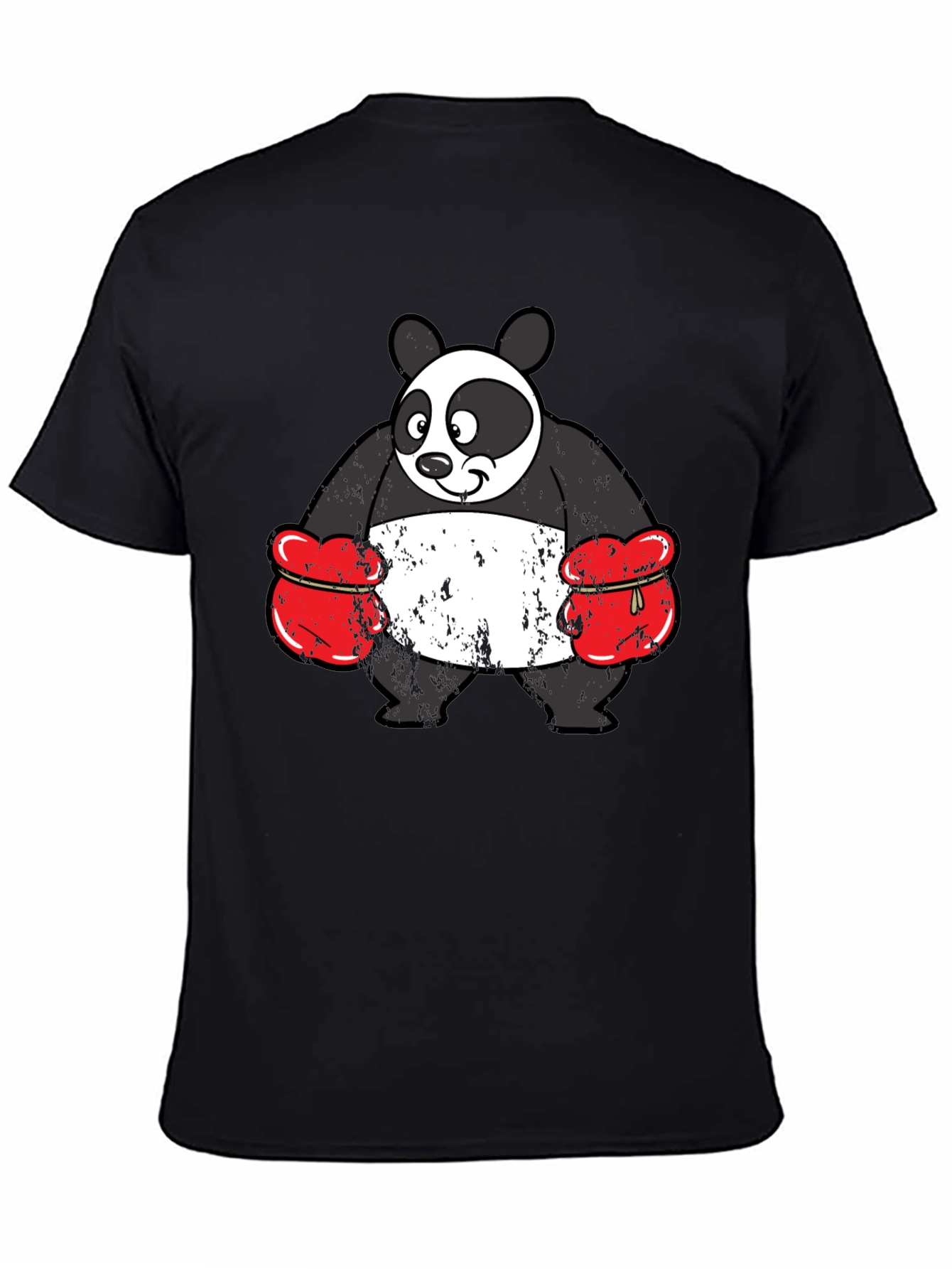 Panda Boxer Graphic Tee - Funny Novelty Shirt