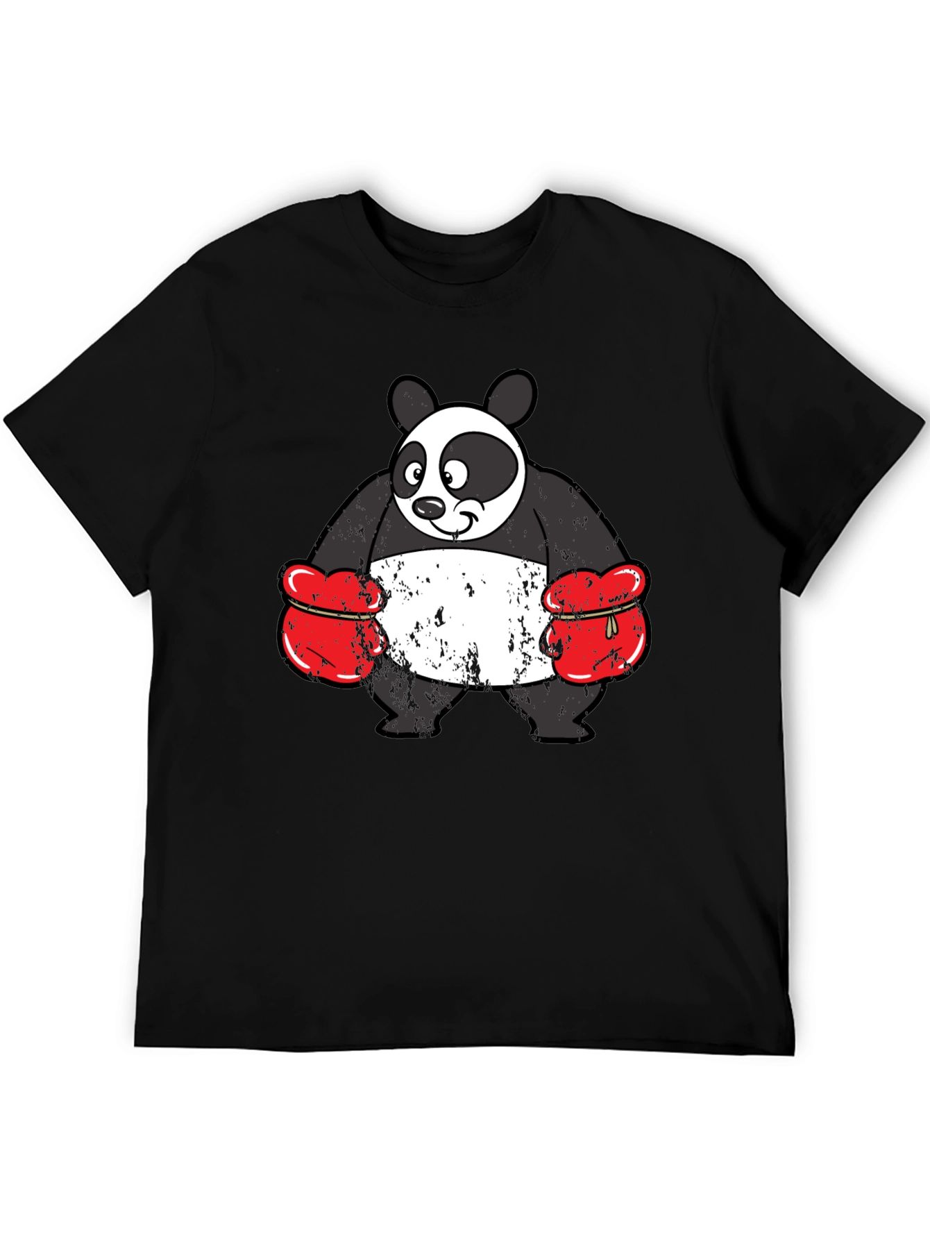 Panda Boxer Graphic Tee - Funny Novelty Shirt