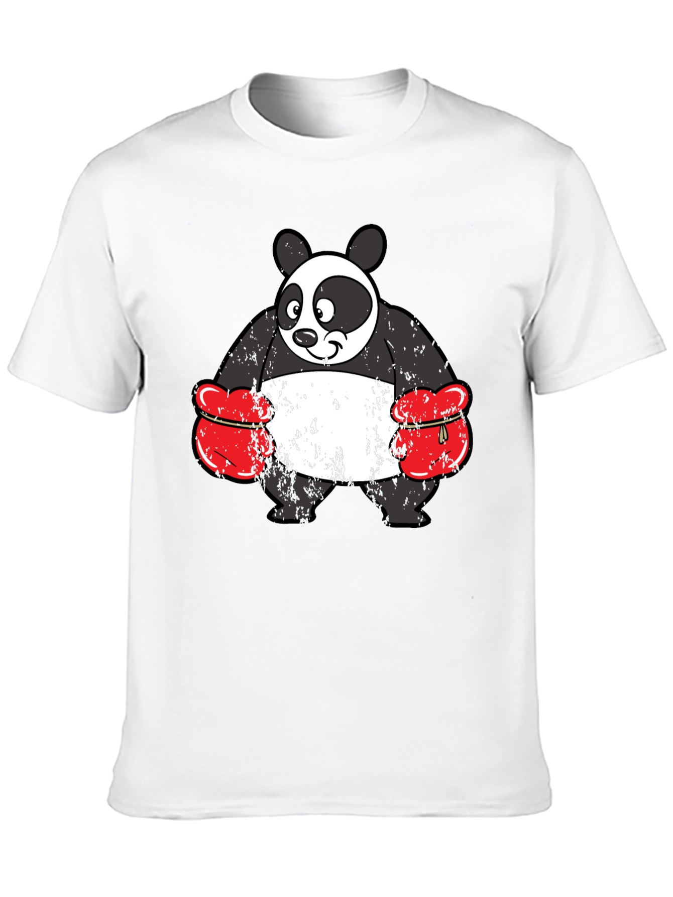 Panda Boxer Graphic Tee - Funny Novelty Shirt