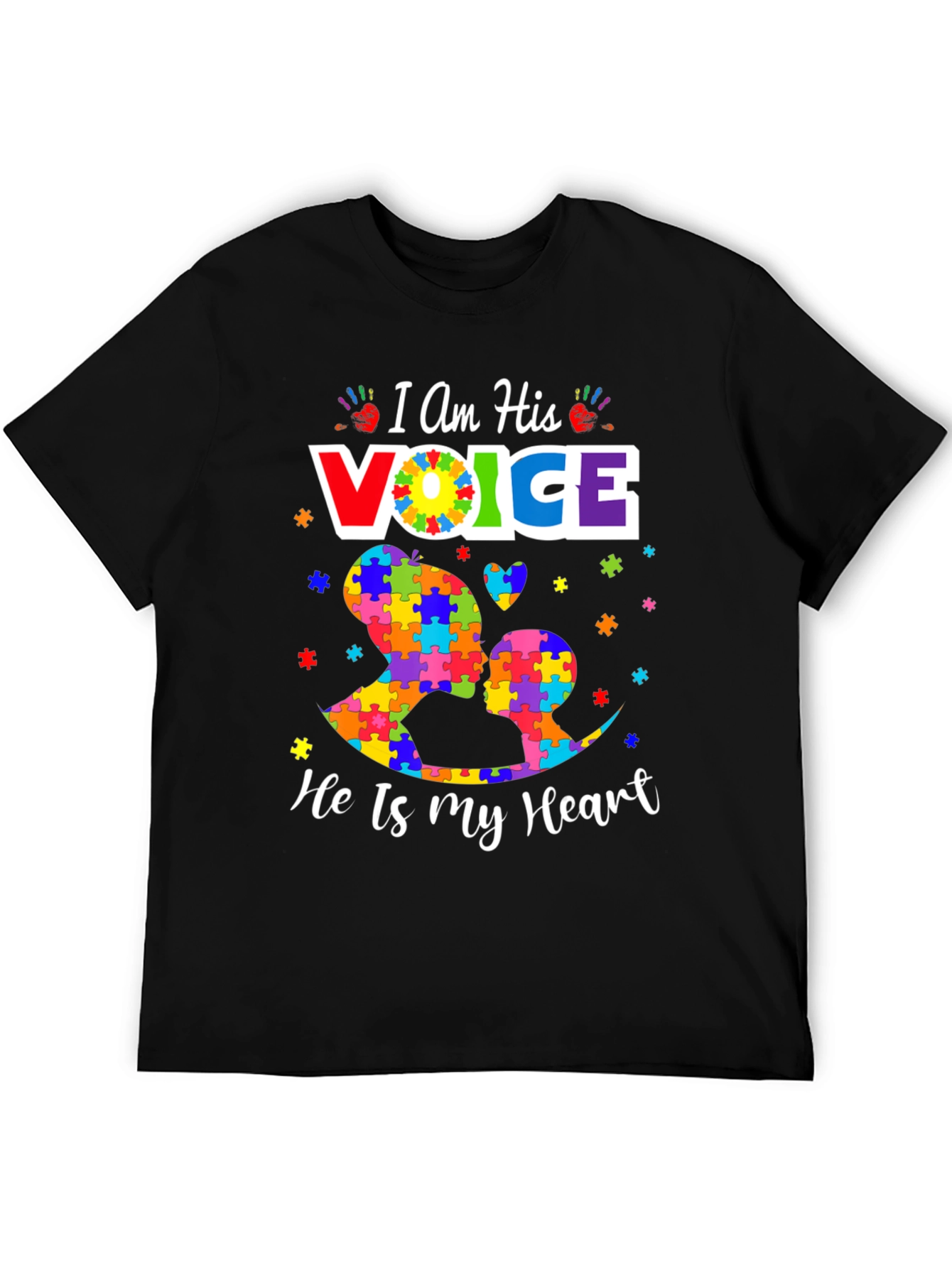 Autism Awareness T-Shirt - I Am His Voice