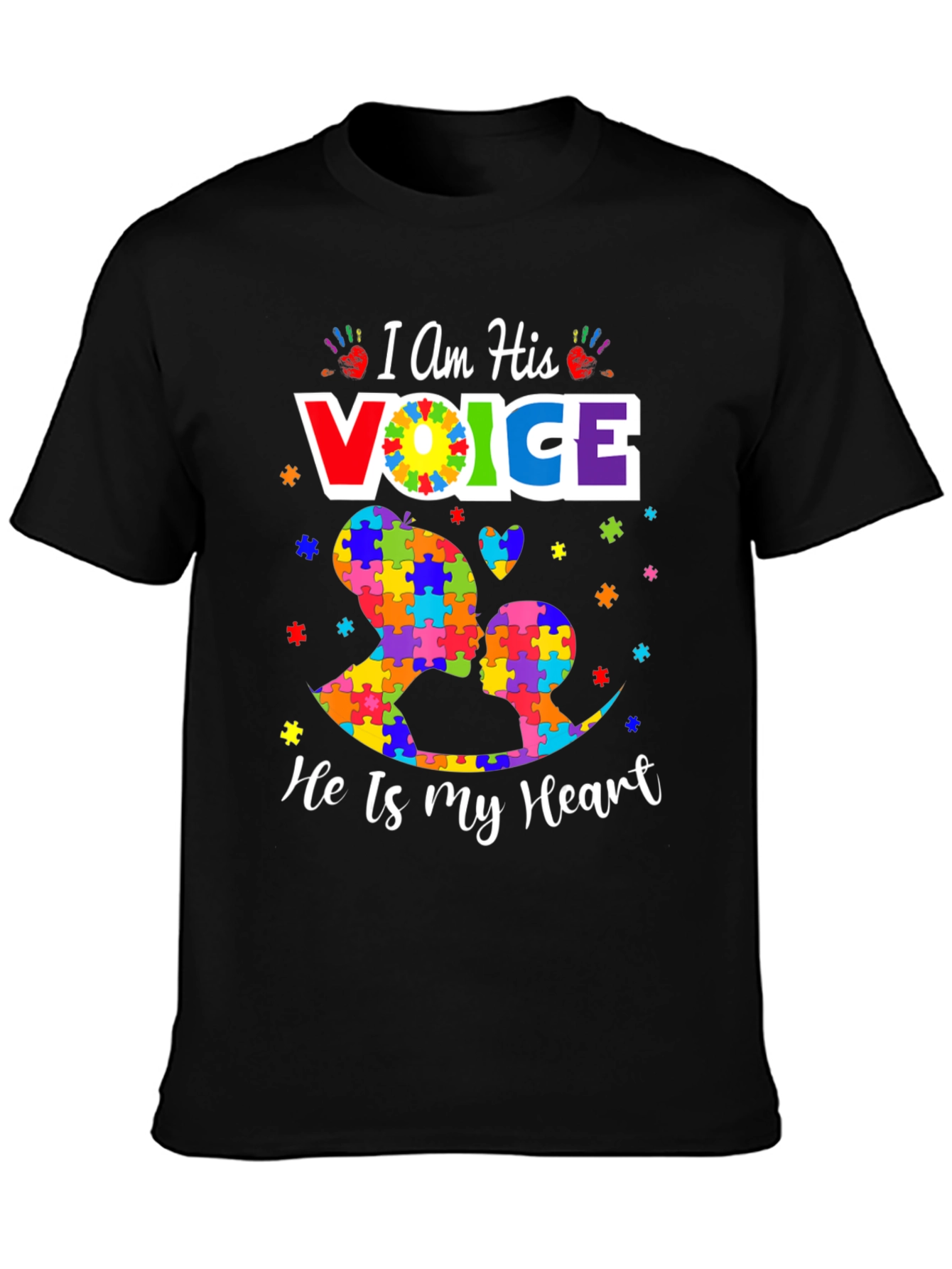 Autism Awareness T-Shirt - I Am His Voice