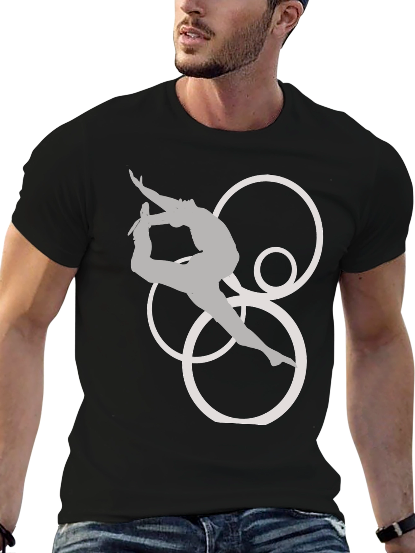 Gymnast Rings Graphic Tee - Stylish Unisex Design