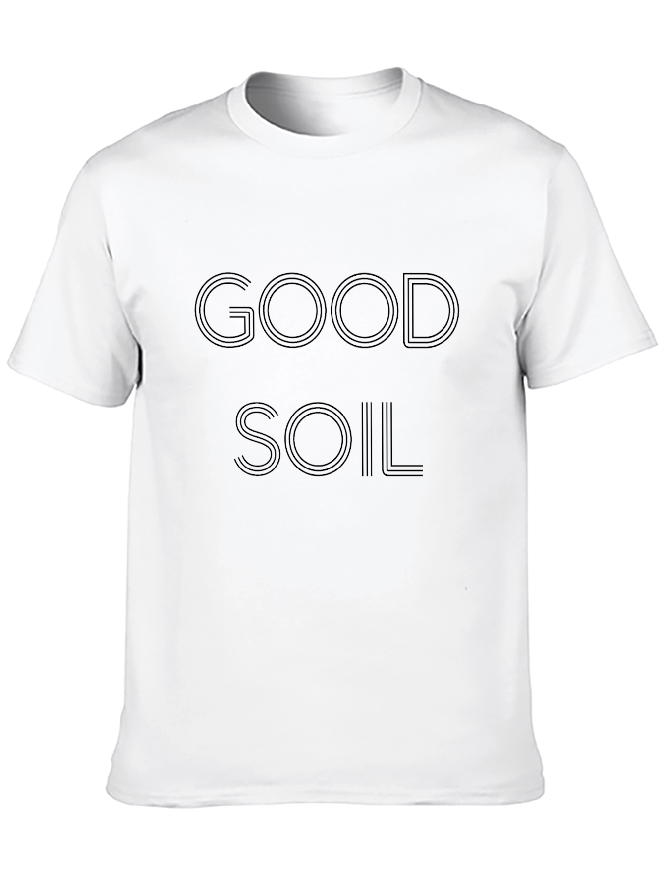 Good Soil Graphic Tee - Black Cotton T-Shirt