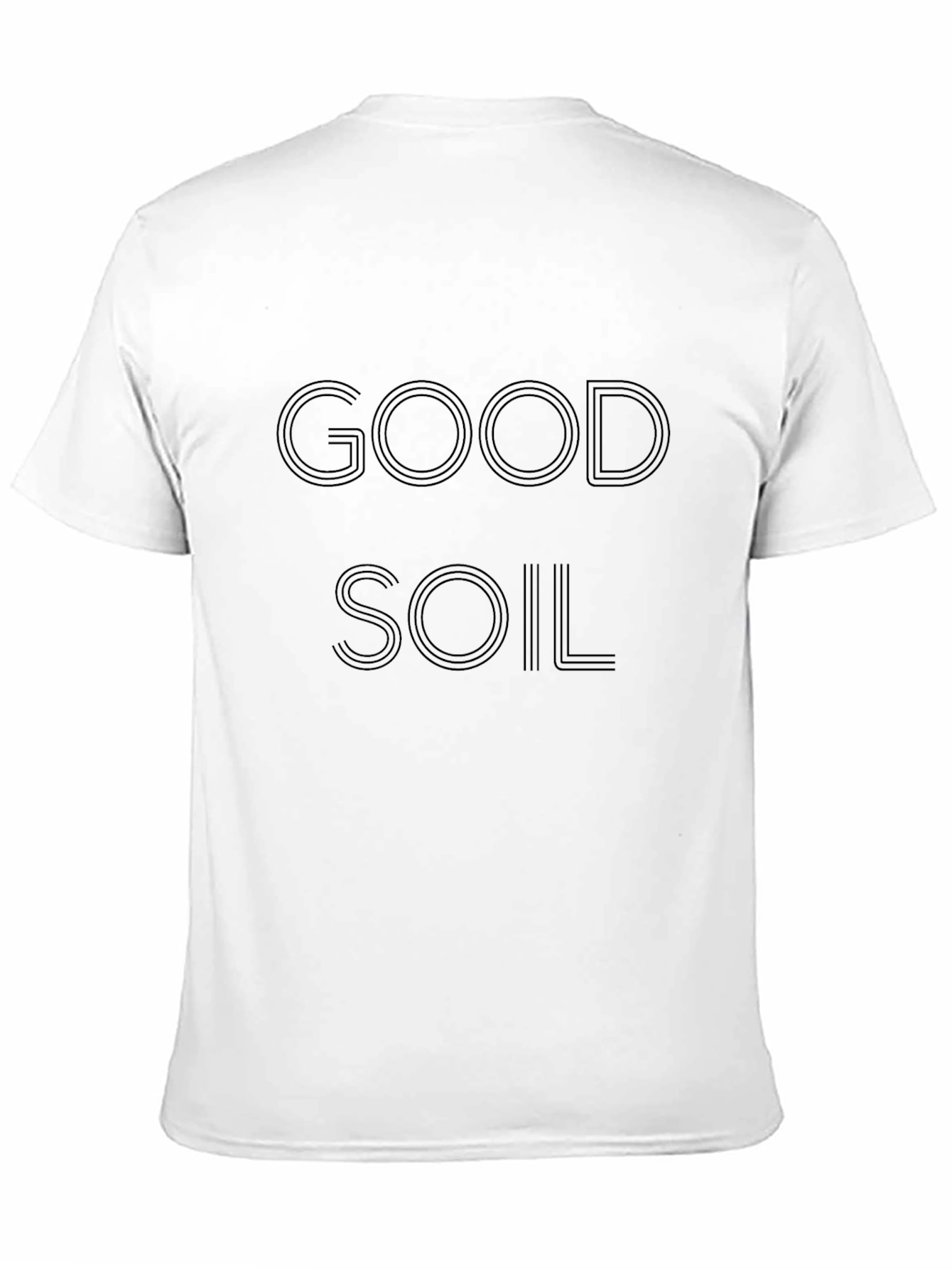 Good Soil Graphic Tee - Black Cotton T-Shirt
