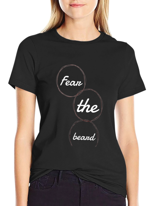 Fear the Beard Graphic Tee - Black