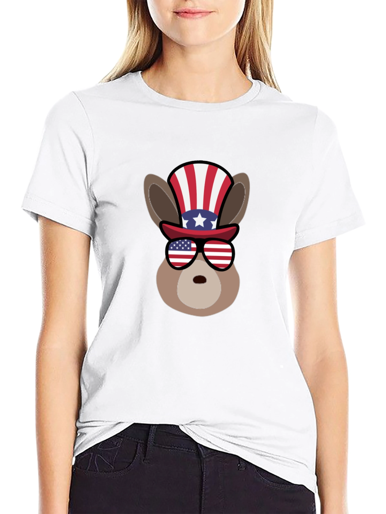 Patriotic Donkey T-Shirt: American Pride