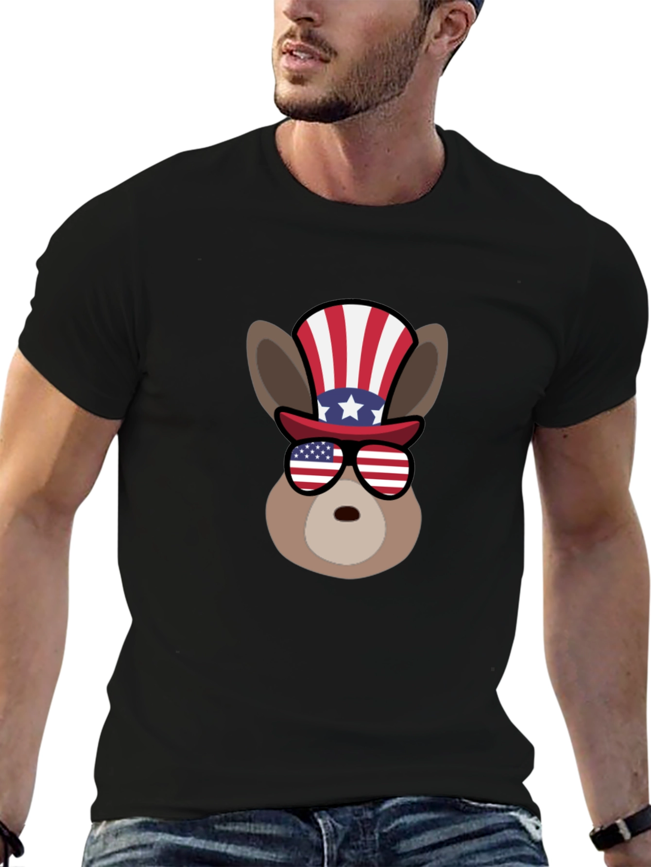 Patriotic Donkey T-Shirt: American Pride