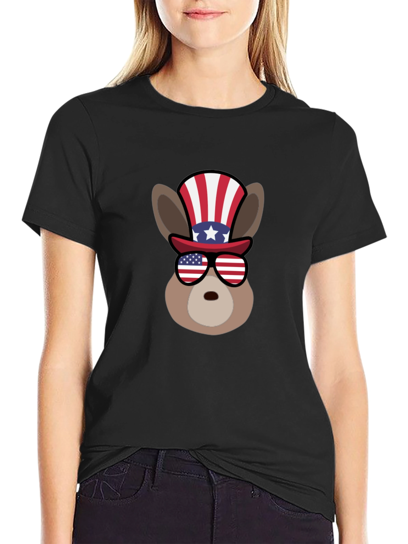 Patriotic Donkey T-Shirt: American Pride