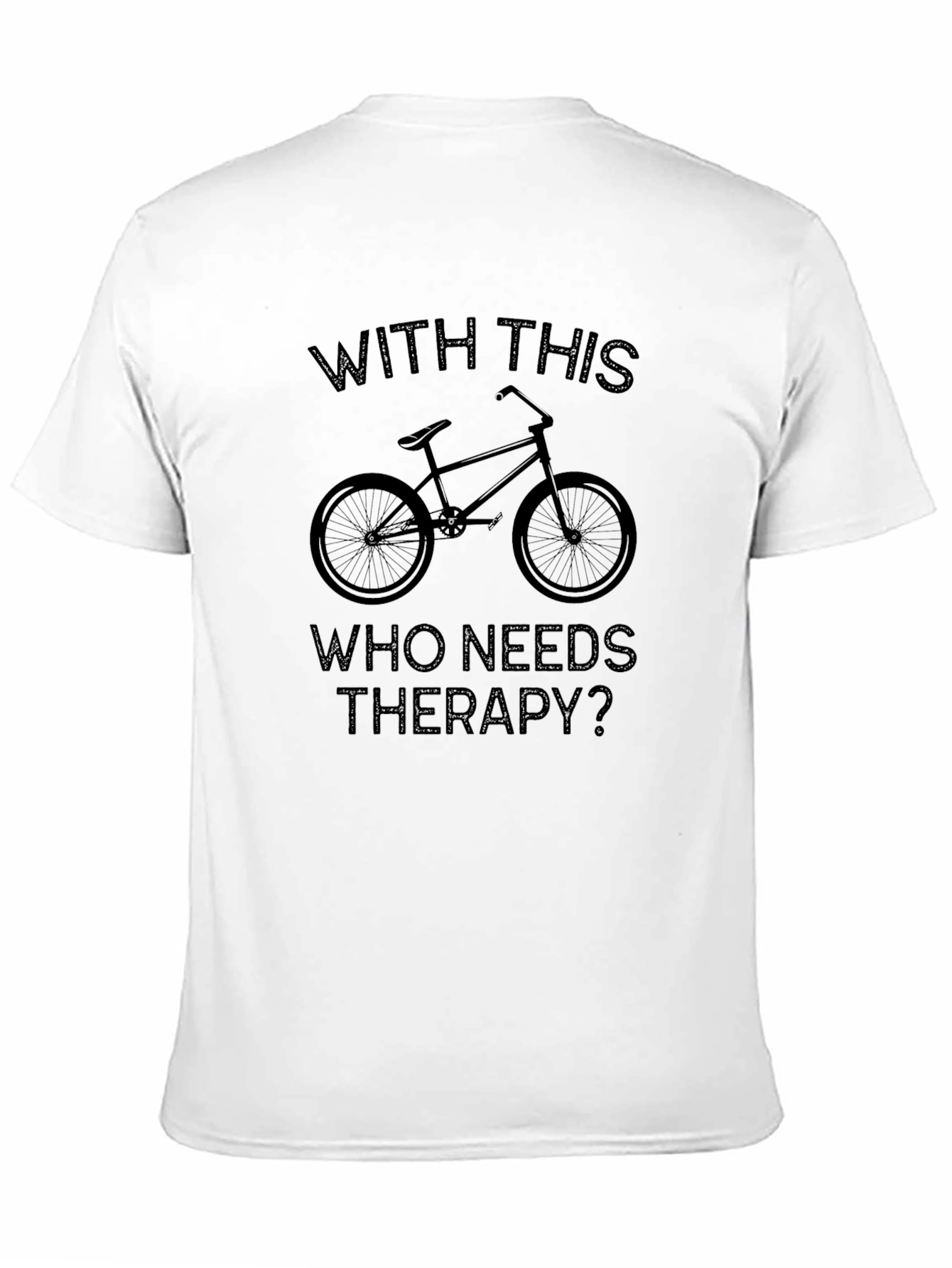 Bike Therapy T-Shirt - Ride Your Worries Away!