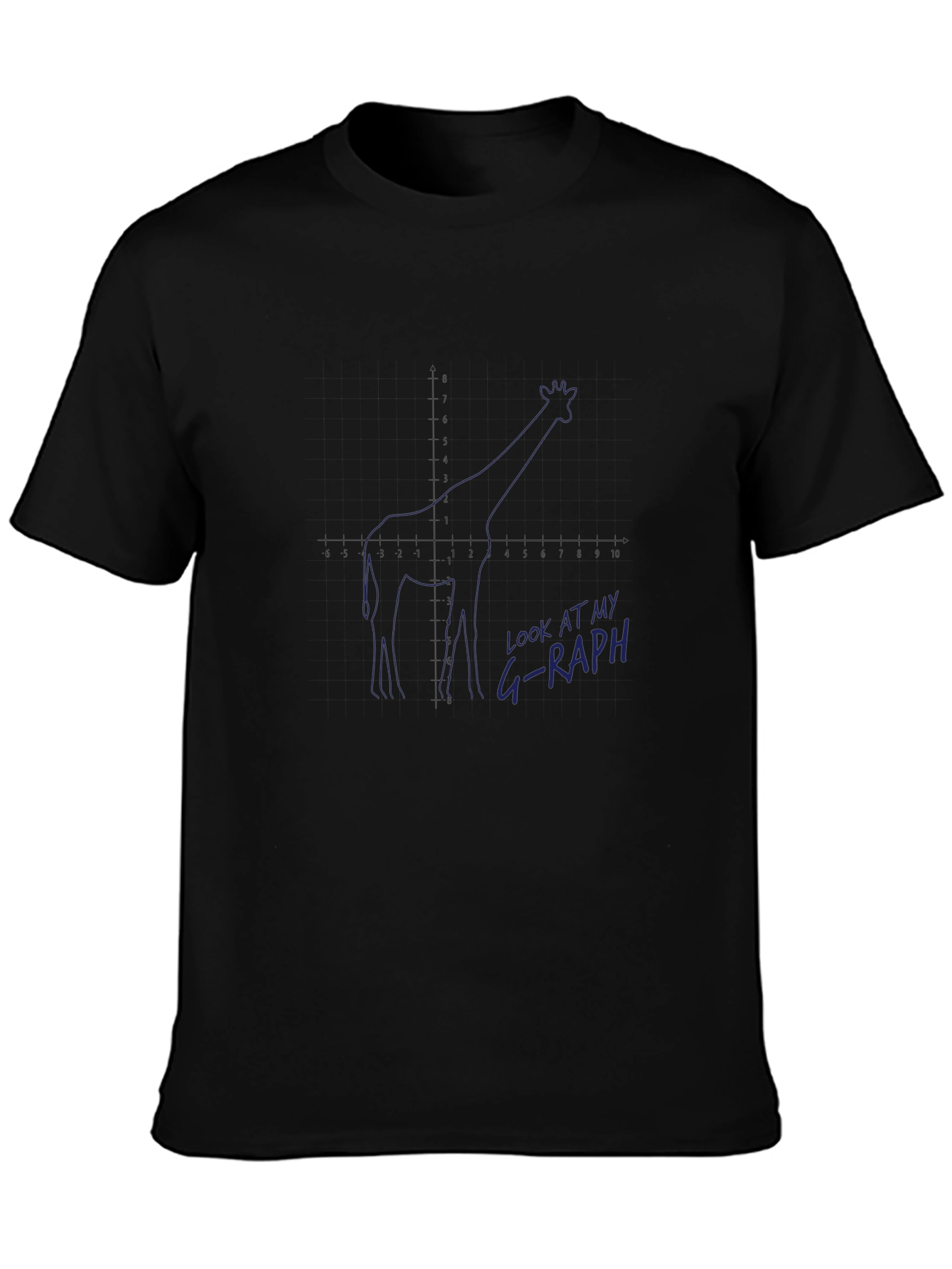 G-raph Giraffe Funny Graphic T-Shirt
