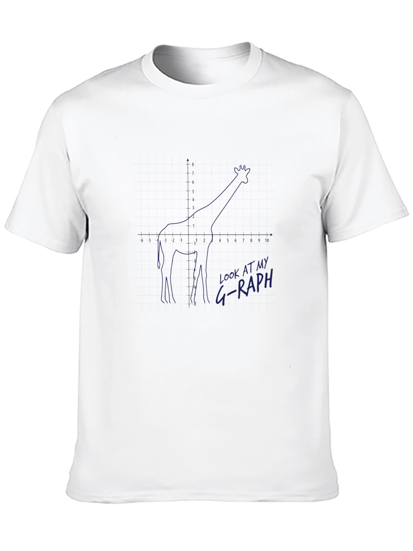 G-raph Giraffe Funny Graphic T-Shirt