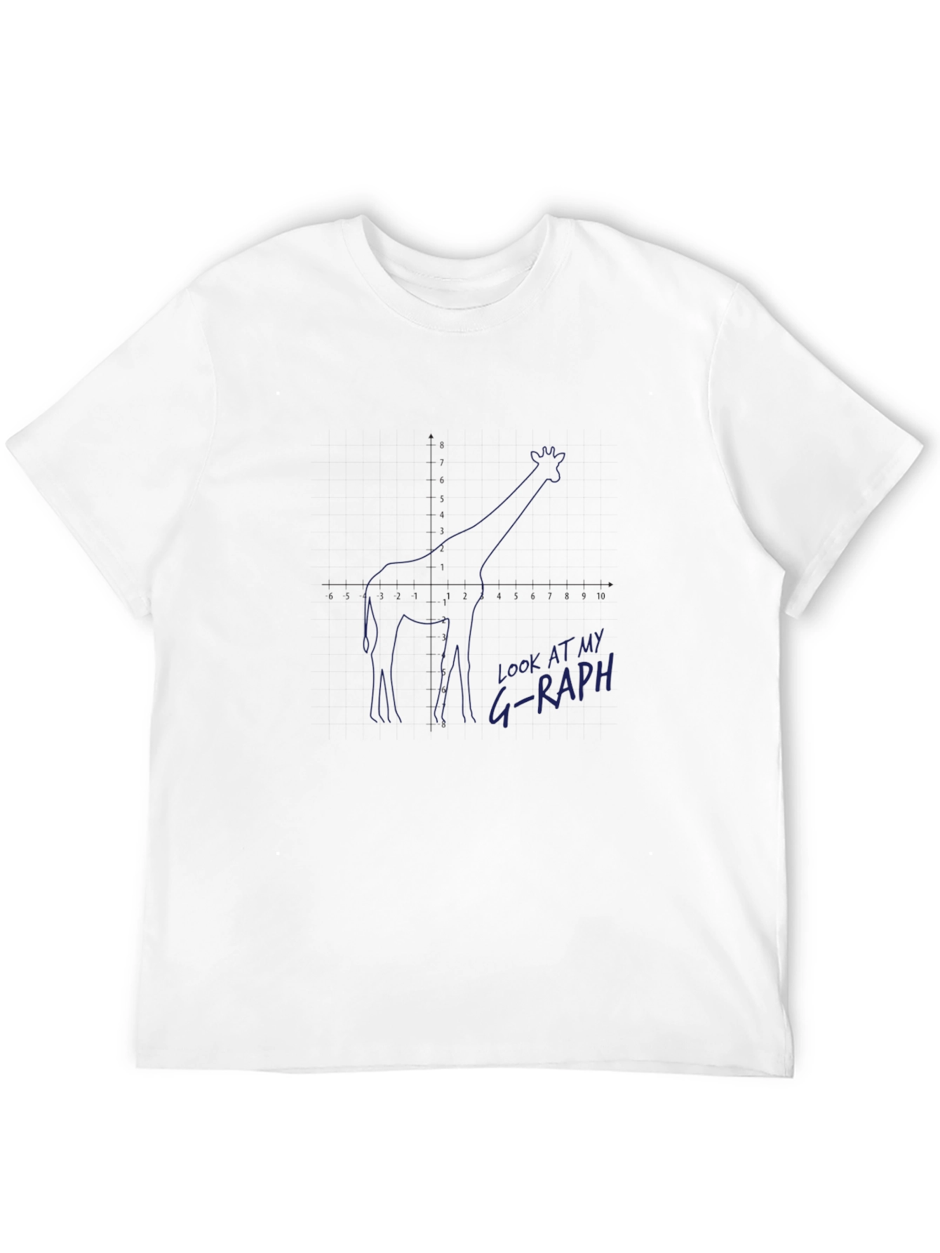 G-raph Giraffe Funny Graphic T-Shirt