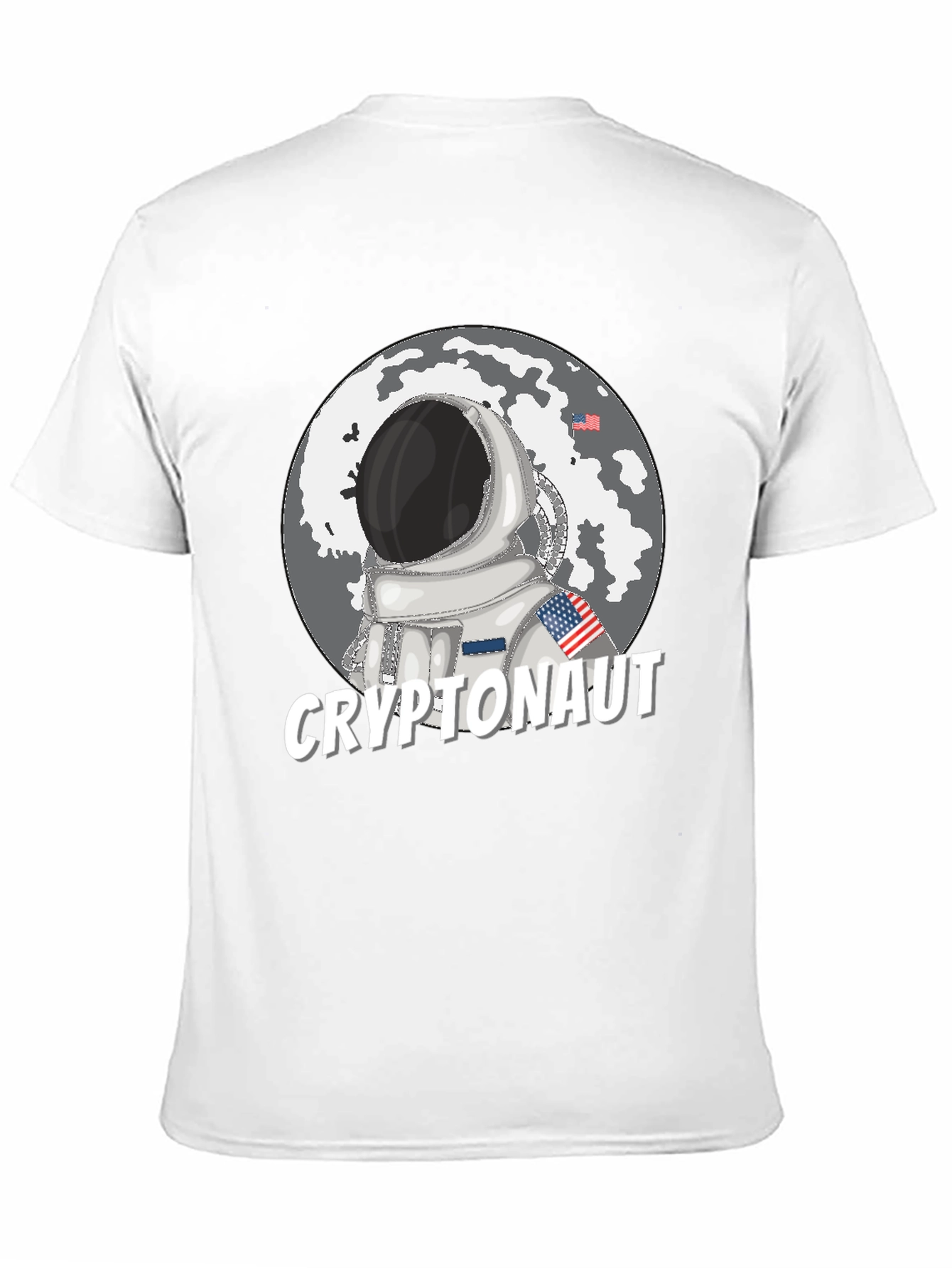 Cryptonaut T-Shirt - Astronaut on the Moon