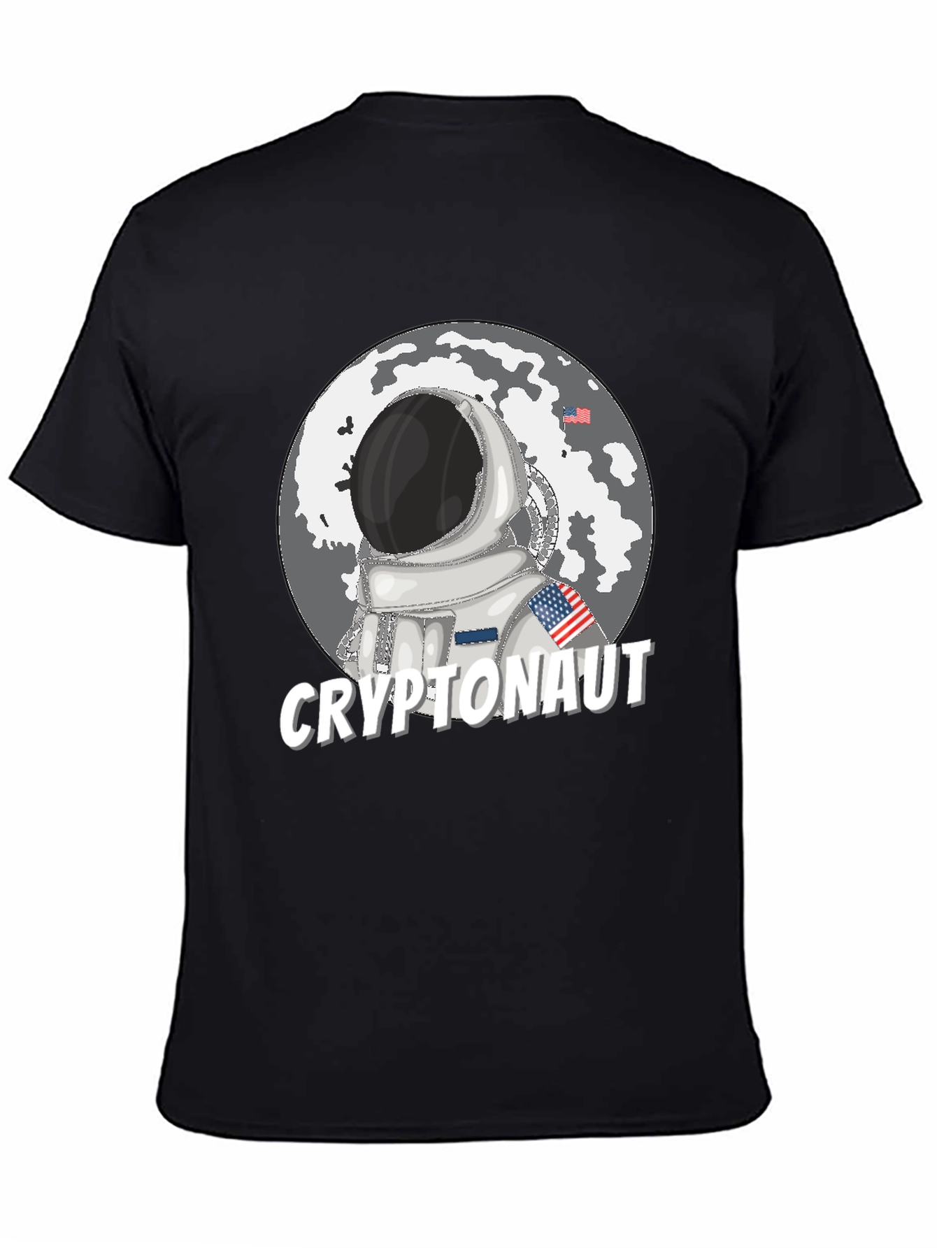 Cryptonaut T-Shirt - Astronaut on the Moon