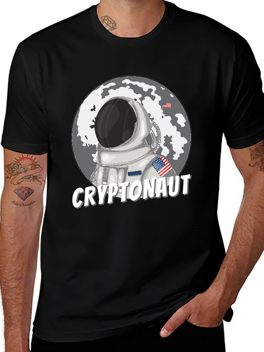 Cryptonaut T-Shirt - Astronaut on the Moon