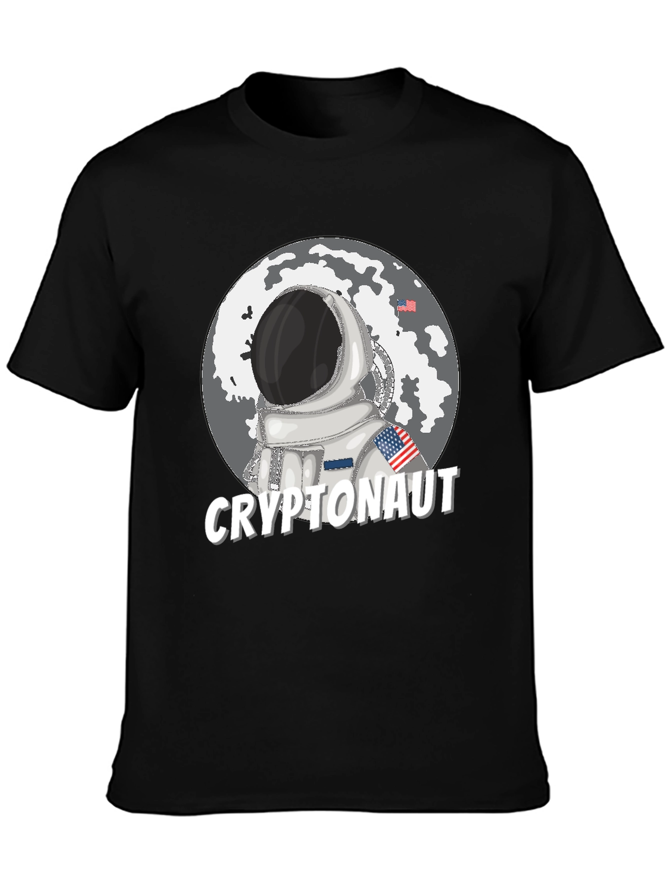 Cryptonaut T-Shirt - Astronaut on the Moon