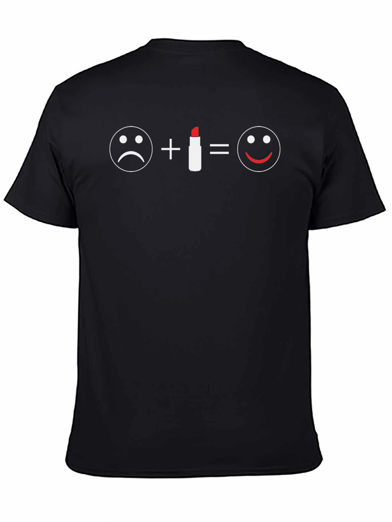 Lipstick Equation T-Shirt - Happy Face Graphic Tee
