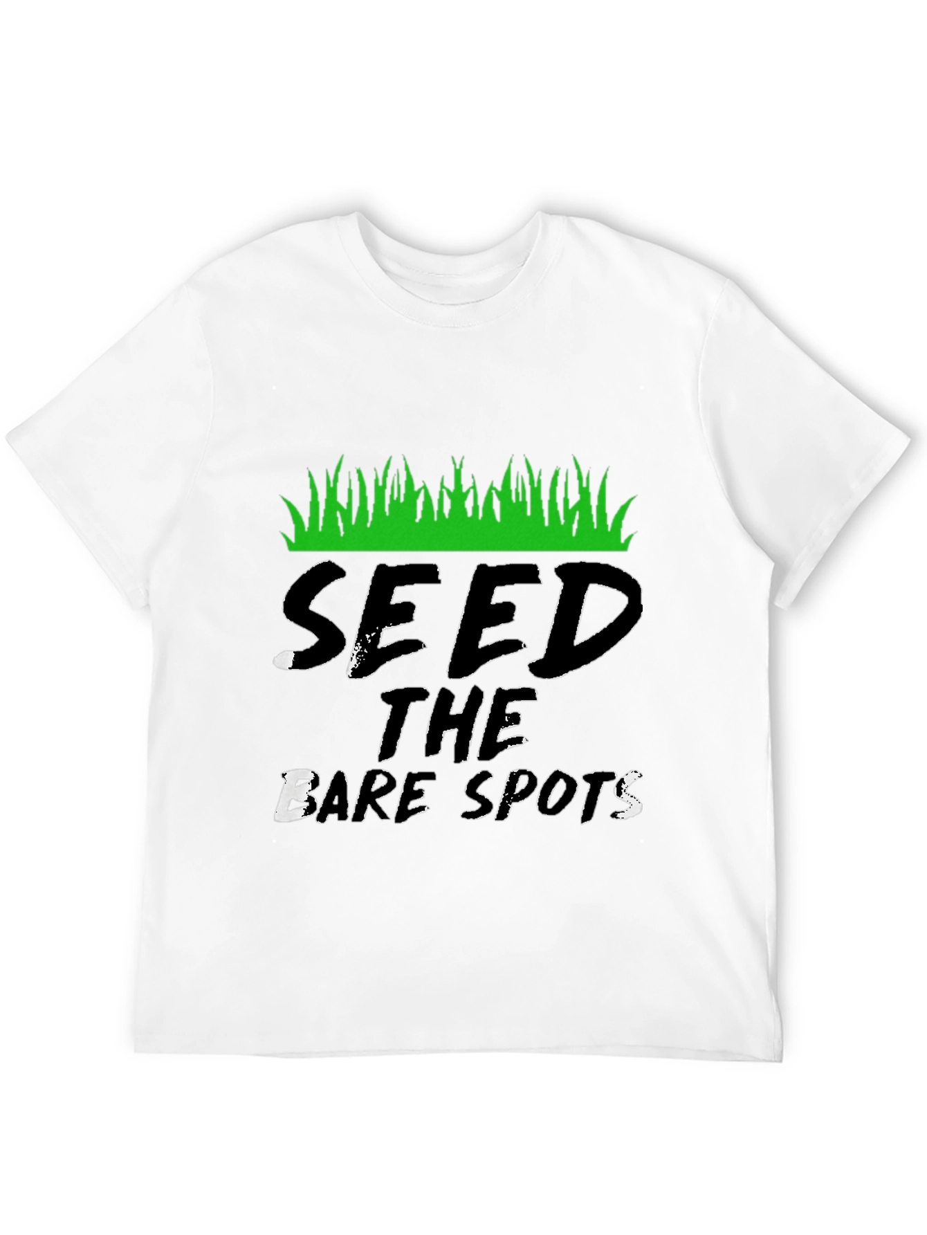 Seed the Bare Spots Black T-Shirt