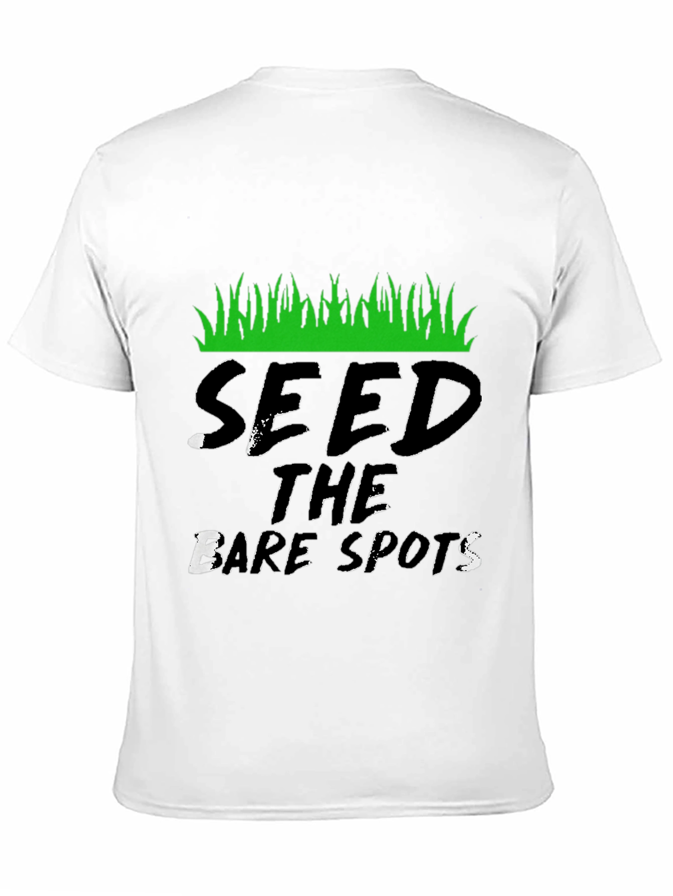 Seed the Bare Spots Black T-Shirt