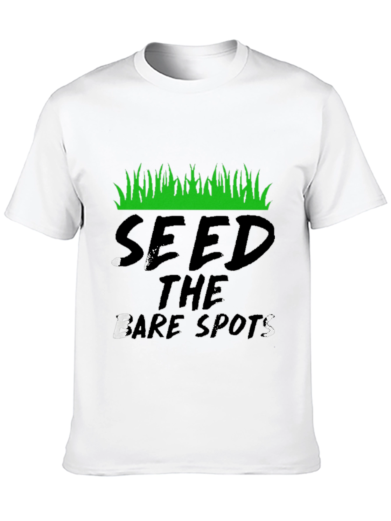 Seed the Bare Spots Black T-Shirt