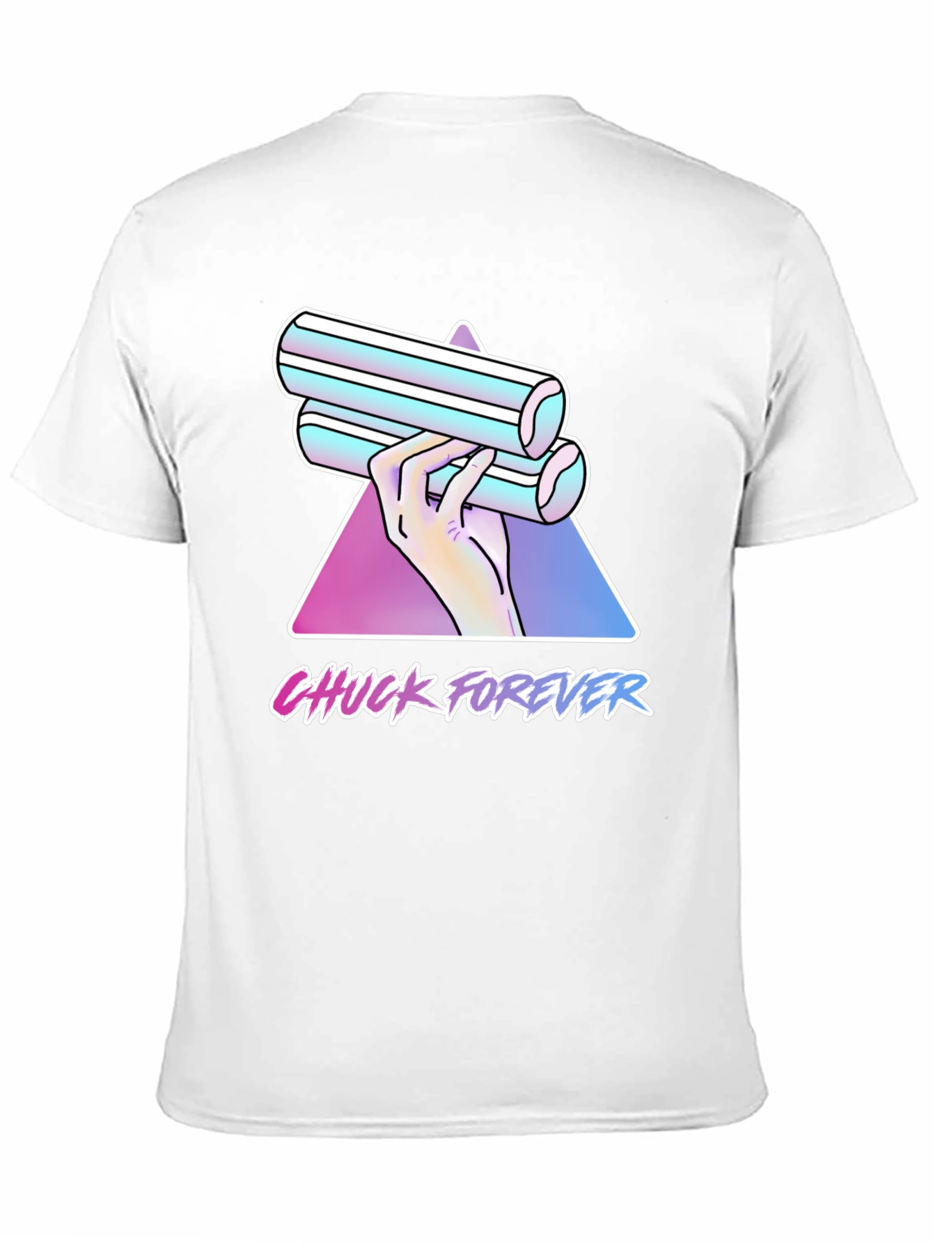 Chuck Forever T-Shirt - Retro Vaporwave Style