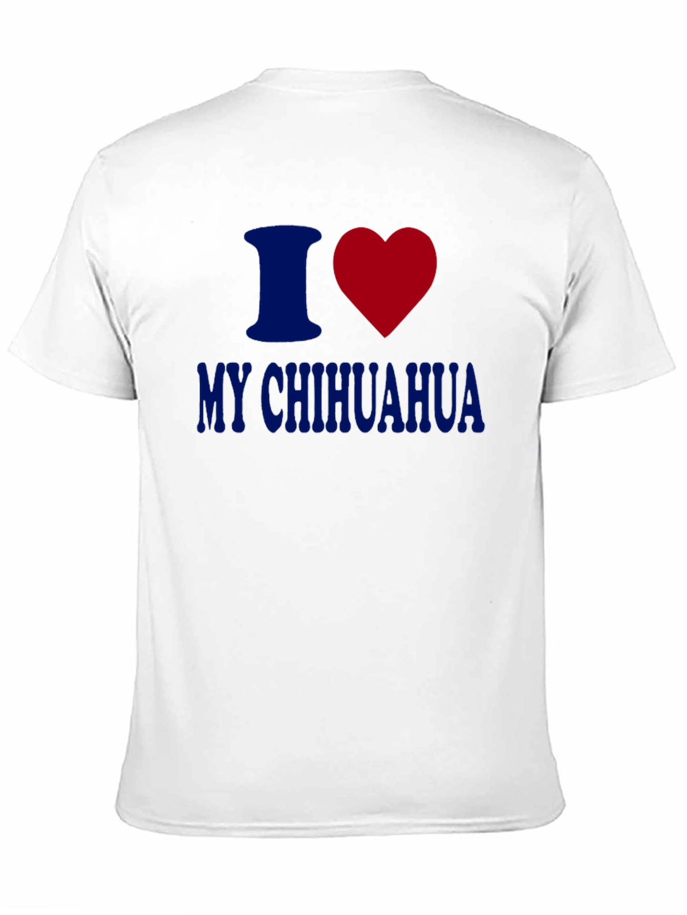 I Heart My Chihuahua Black T-Shirt