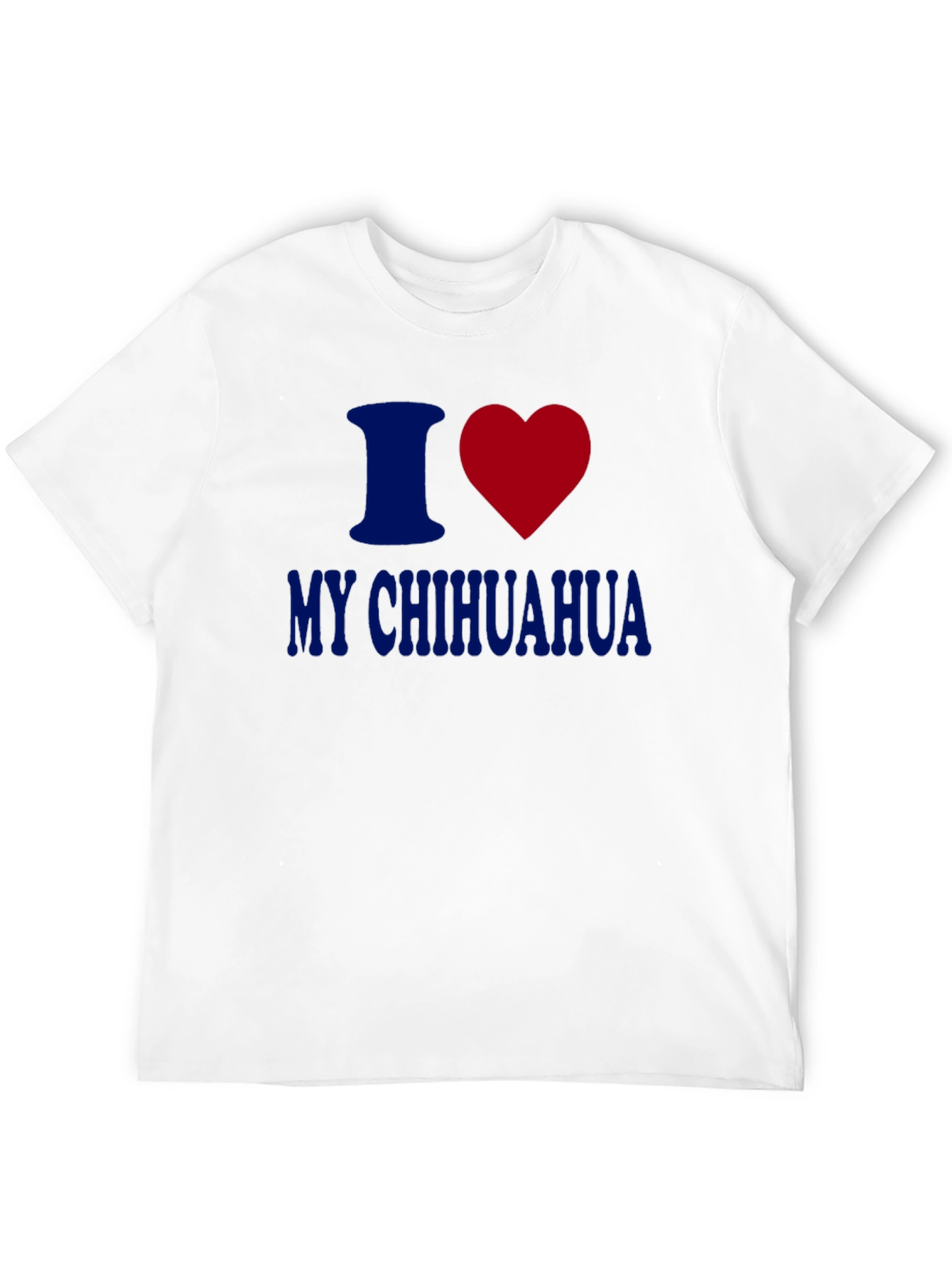 I Heart My Chihuahua Black T-Shirt