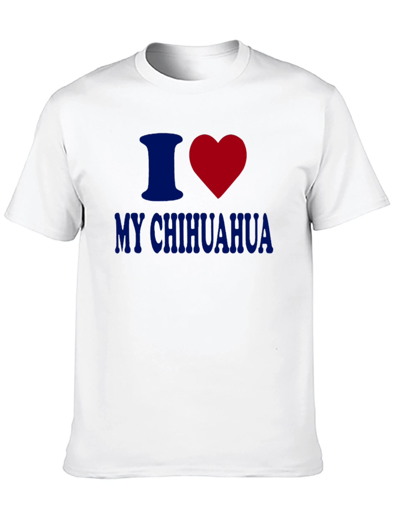 I Heart My Chihuahua Black T-Shirt