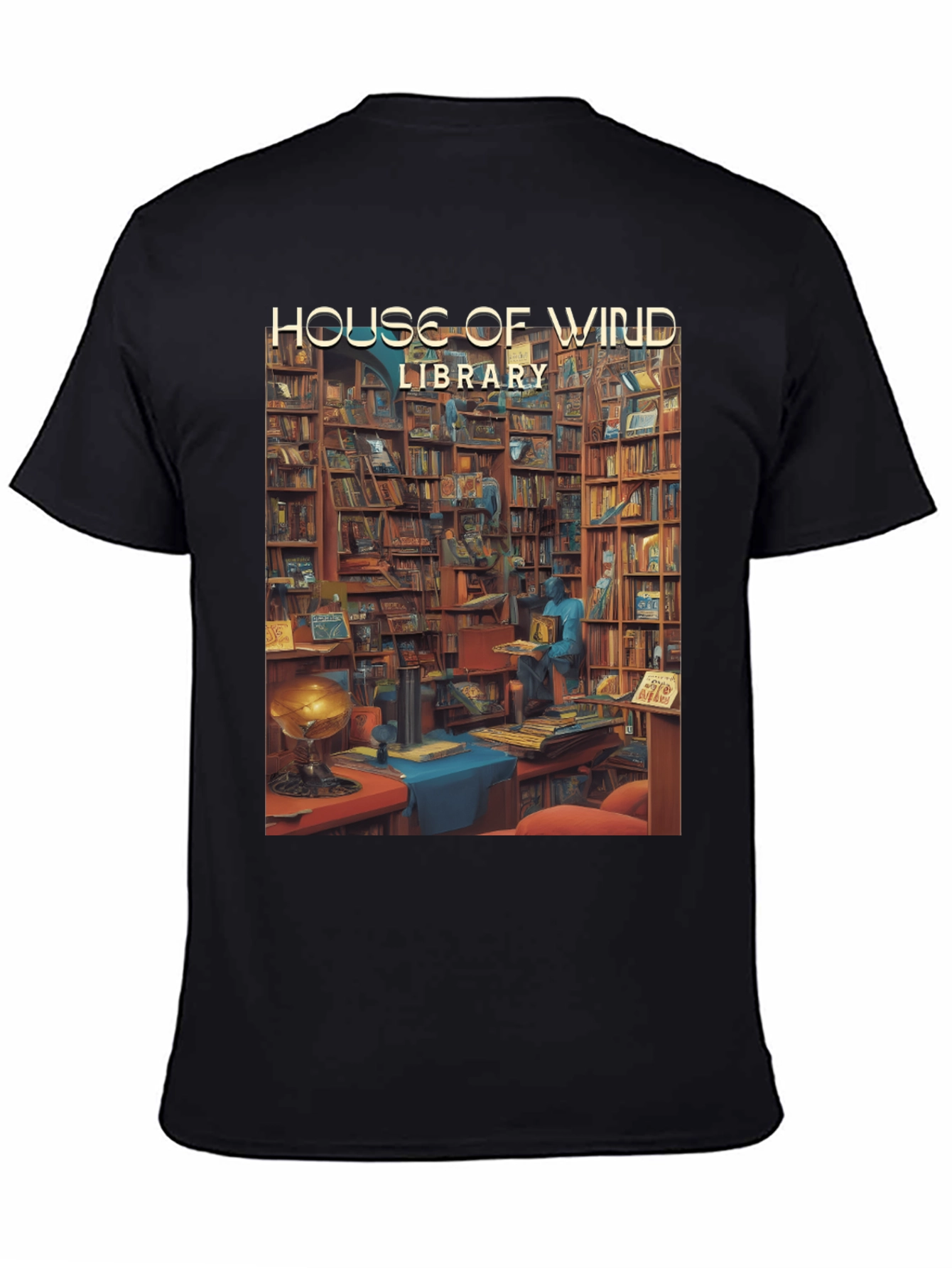 House of Wind Library T-Shirt