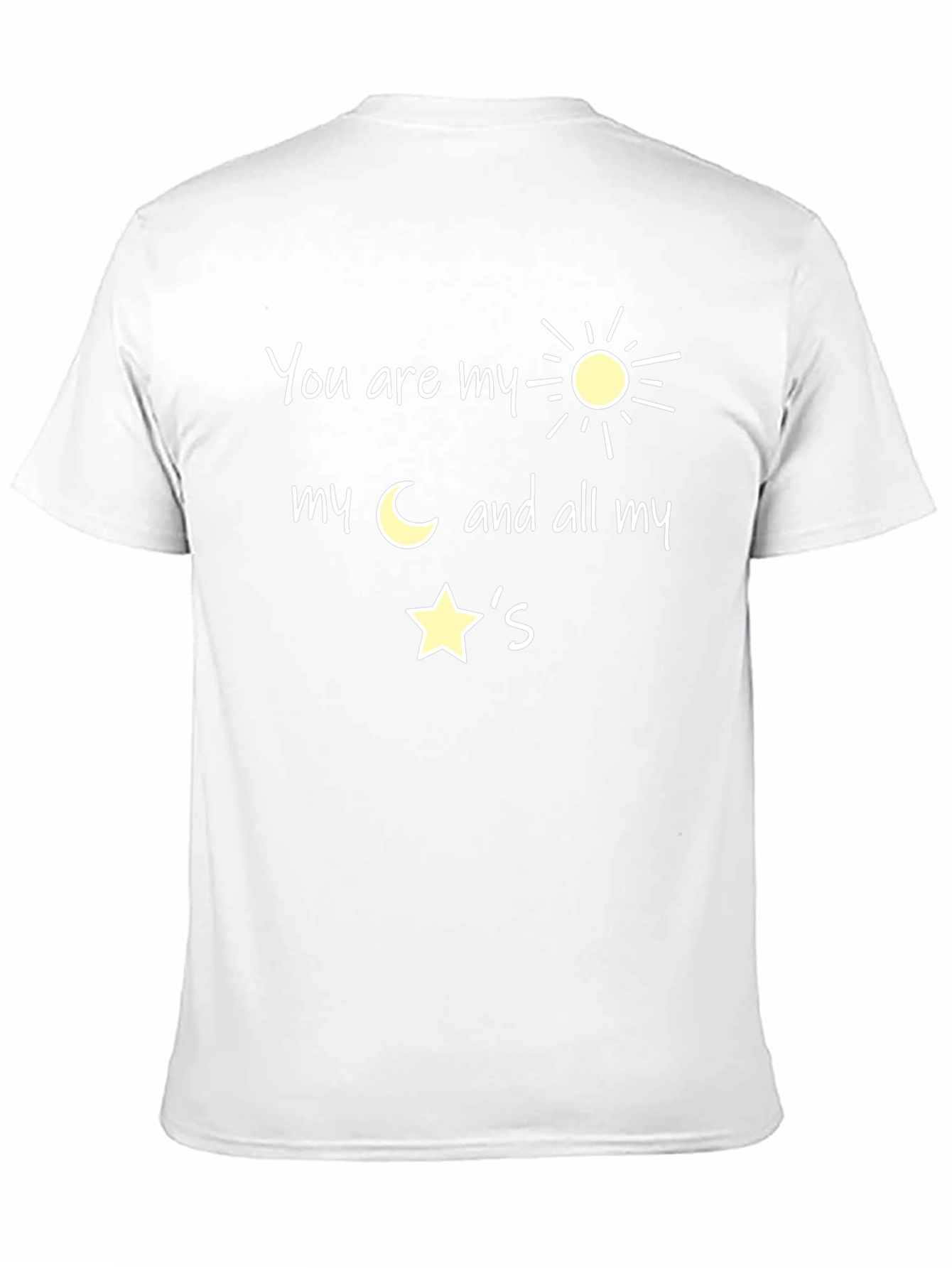 You Are My Sunshine Moon and Stars Graphic Tee