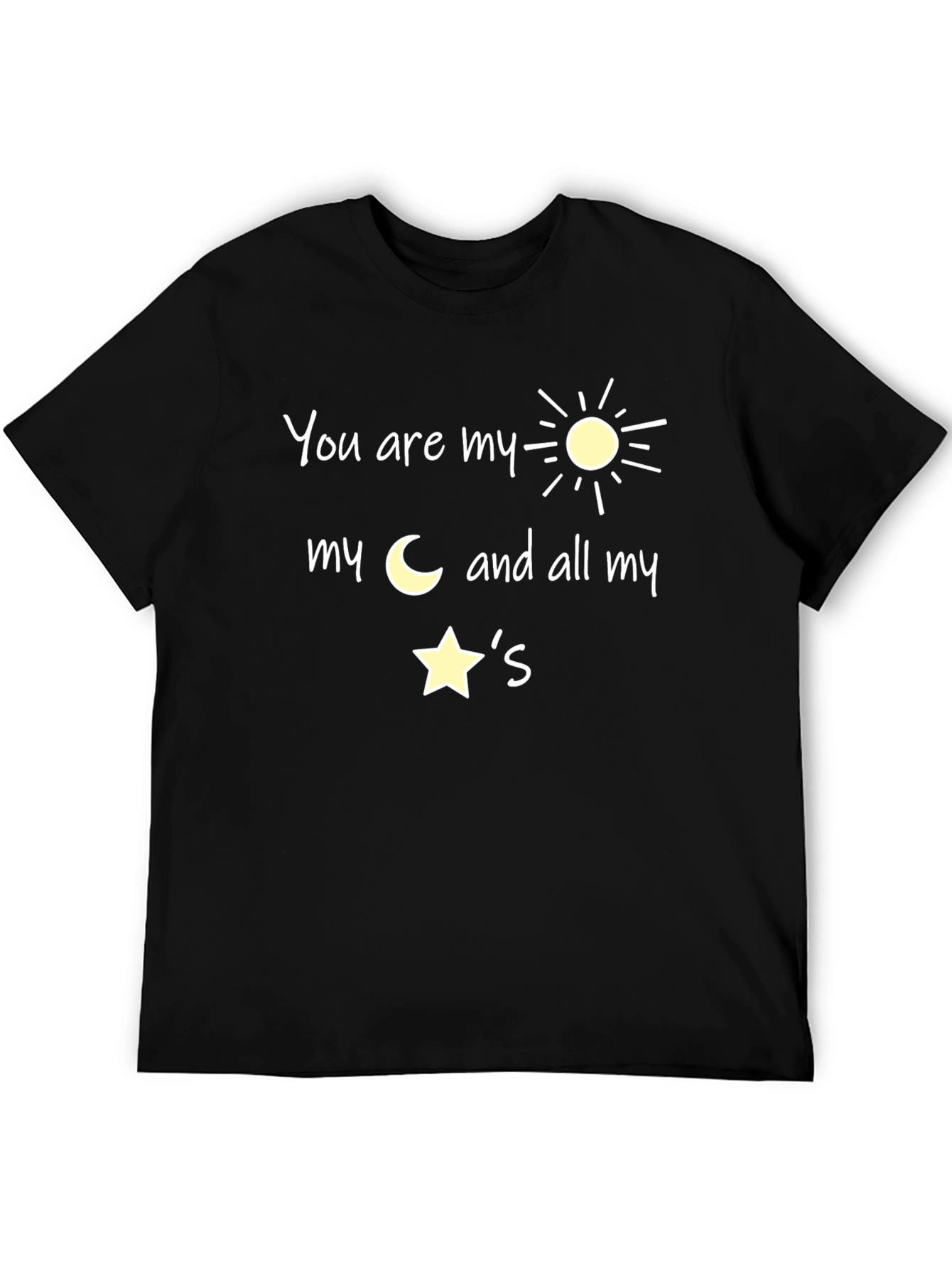 You Are My Sunshine Moon and Stars Graphic Tee