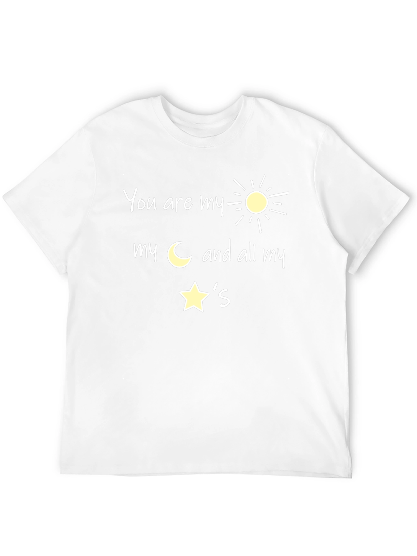You Are My Sunshine Moon and Stars Graphic Tee