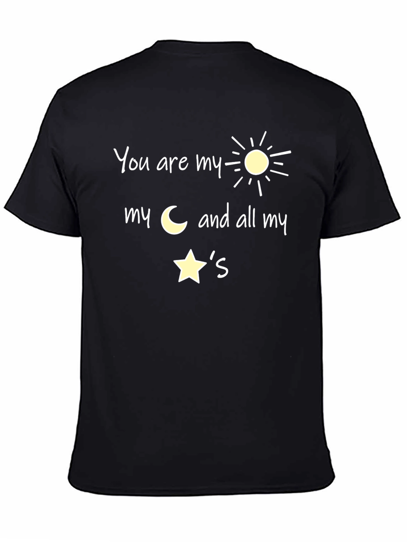 You Are My Sunshine Moon and Stars Graphic Tee