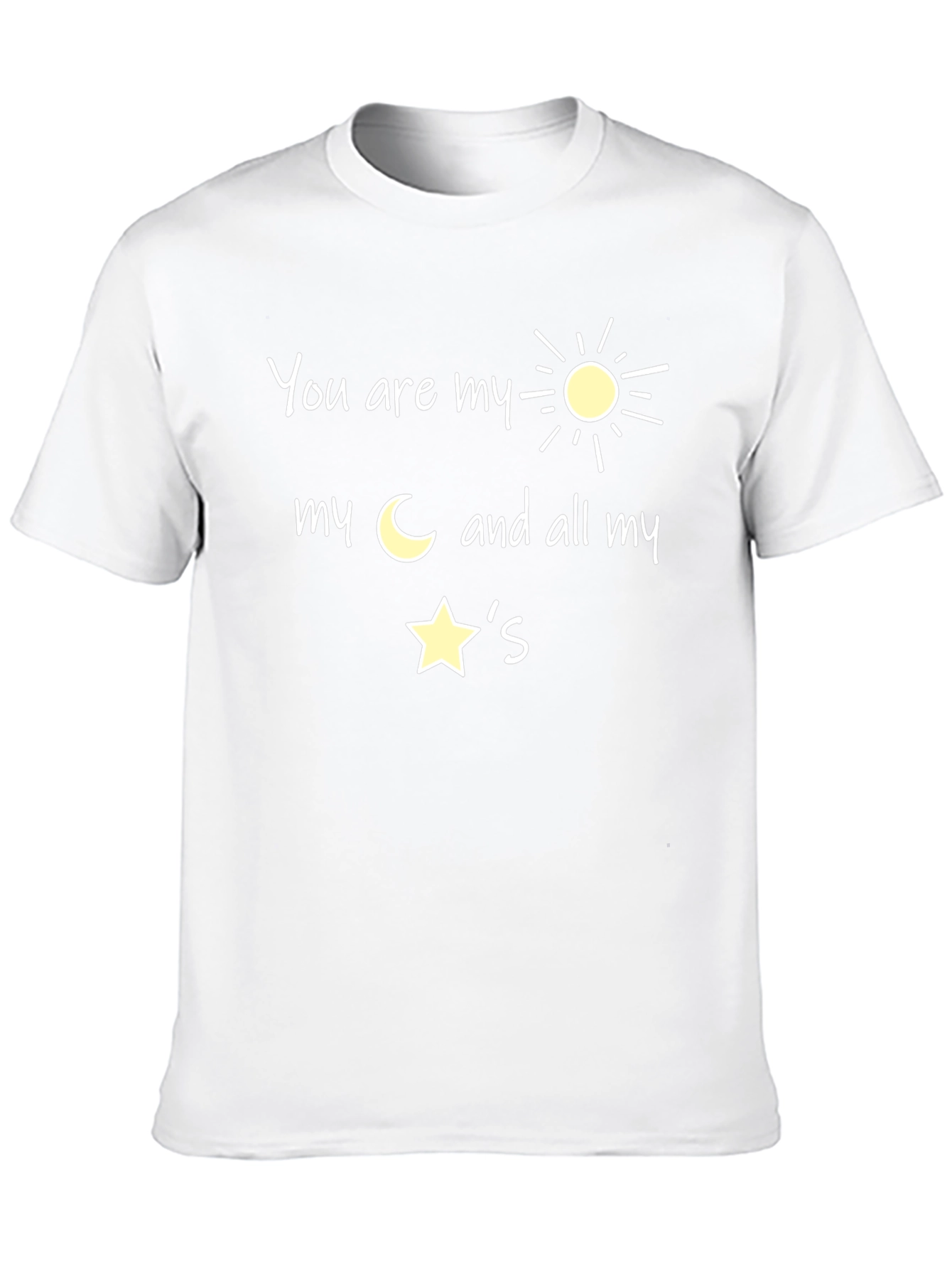 You Are My Sunshine Moon and Stars Graphic Tee
