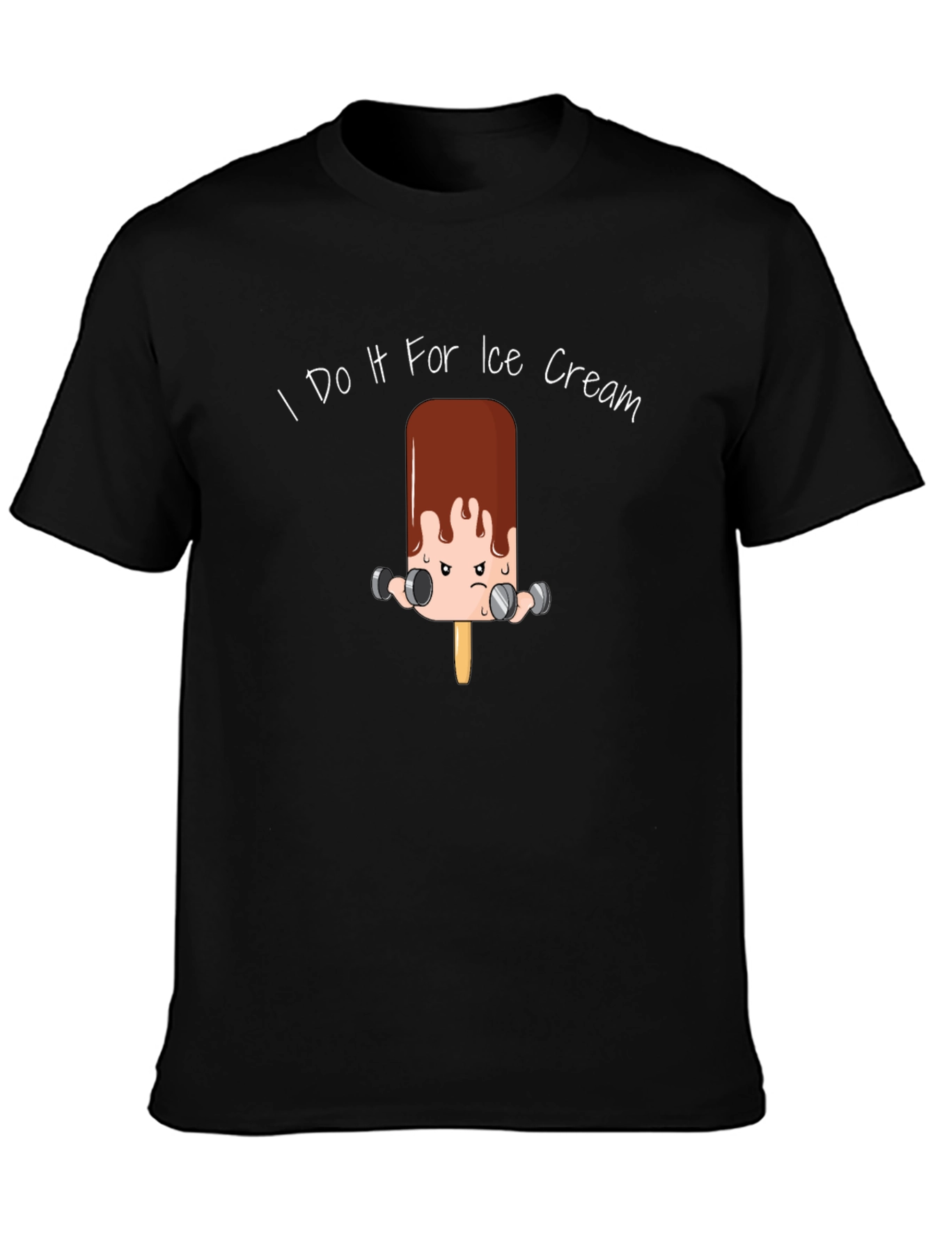 I Do It For Ice Cream Graphic T-Shirt