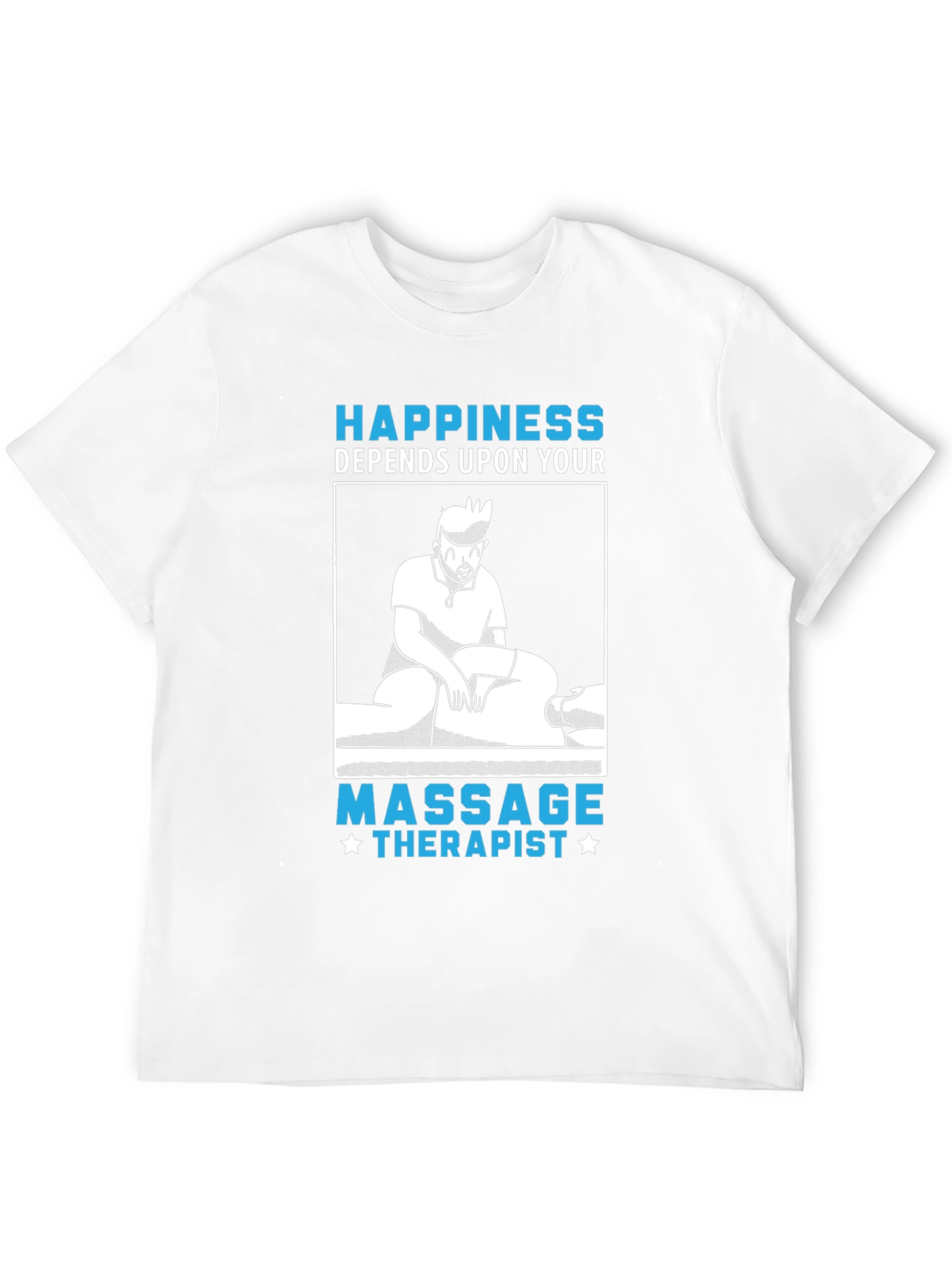 Massage Therapist Graphic Tee - Happiness