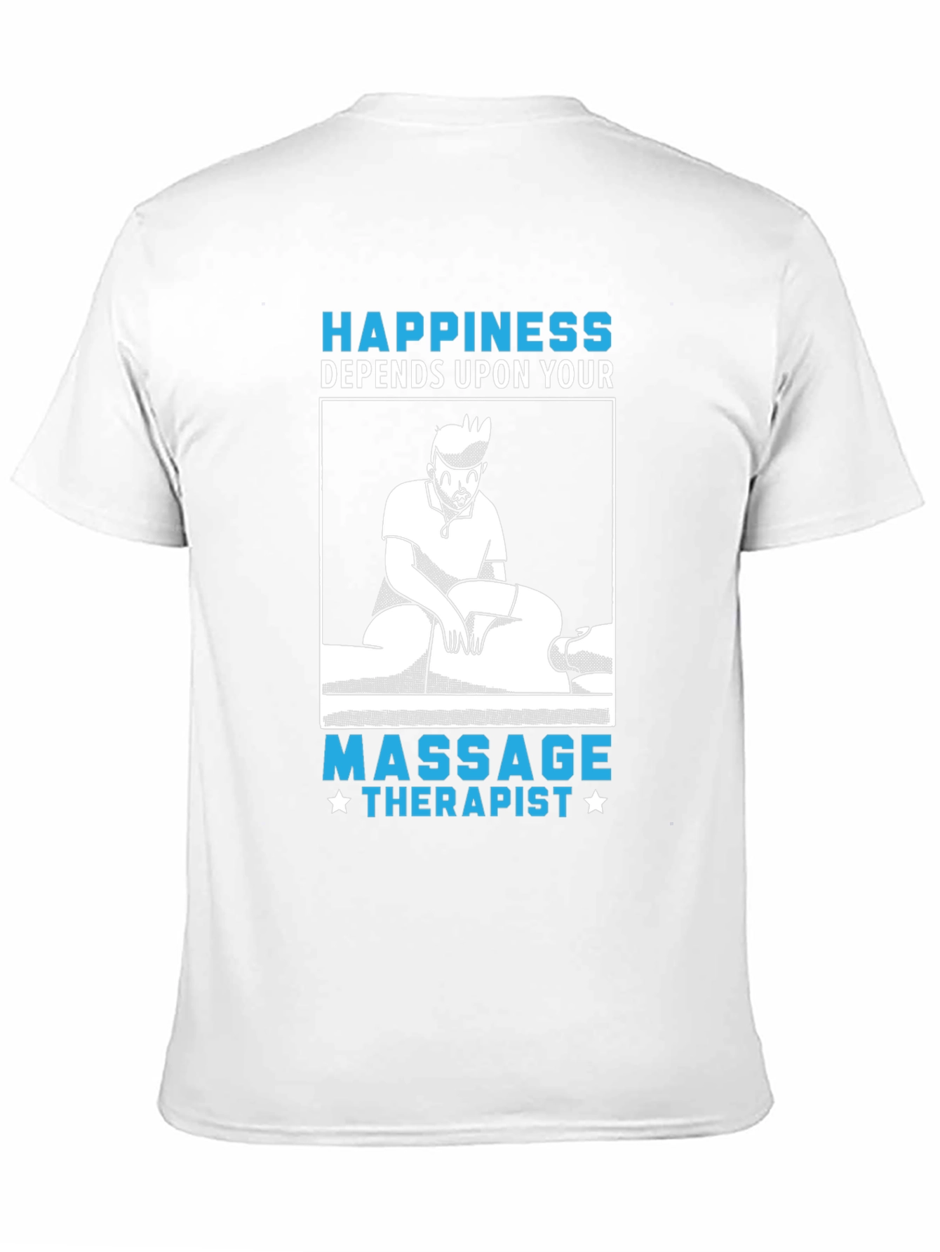 Massage Therapist Graphic Tee - Happiness