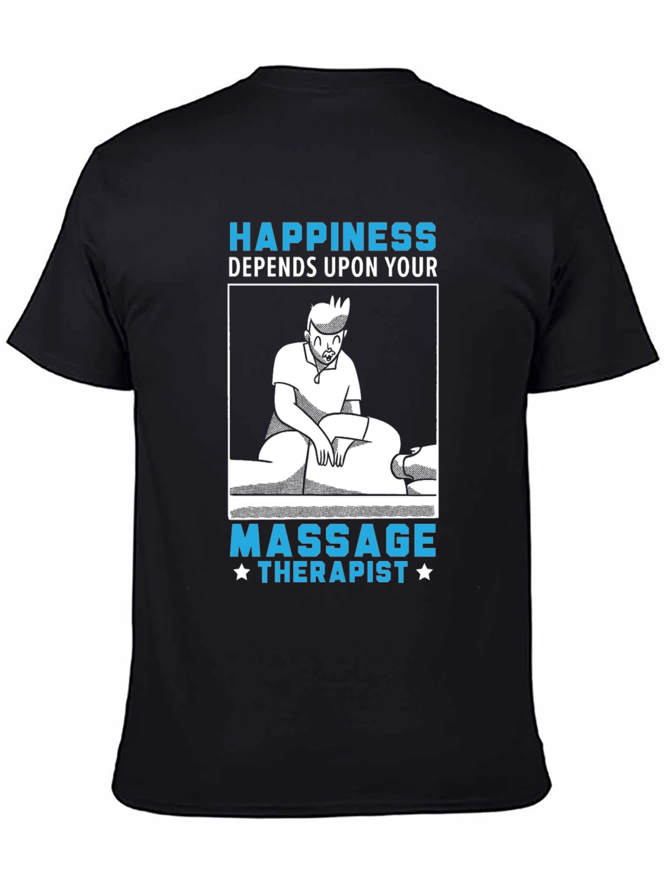 Massage Therapist Graphic Tee - Happiness