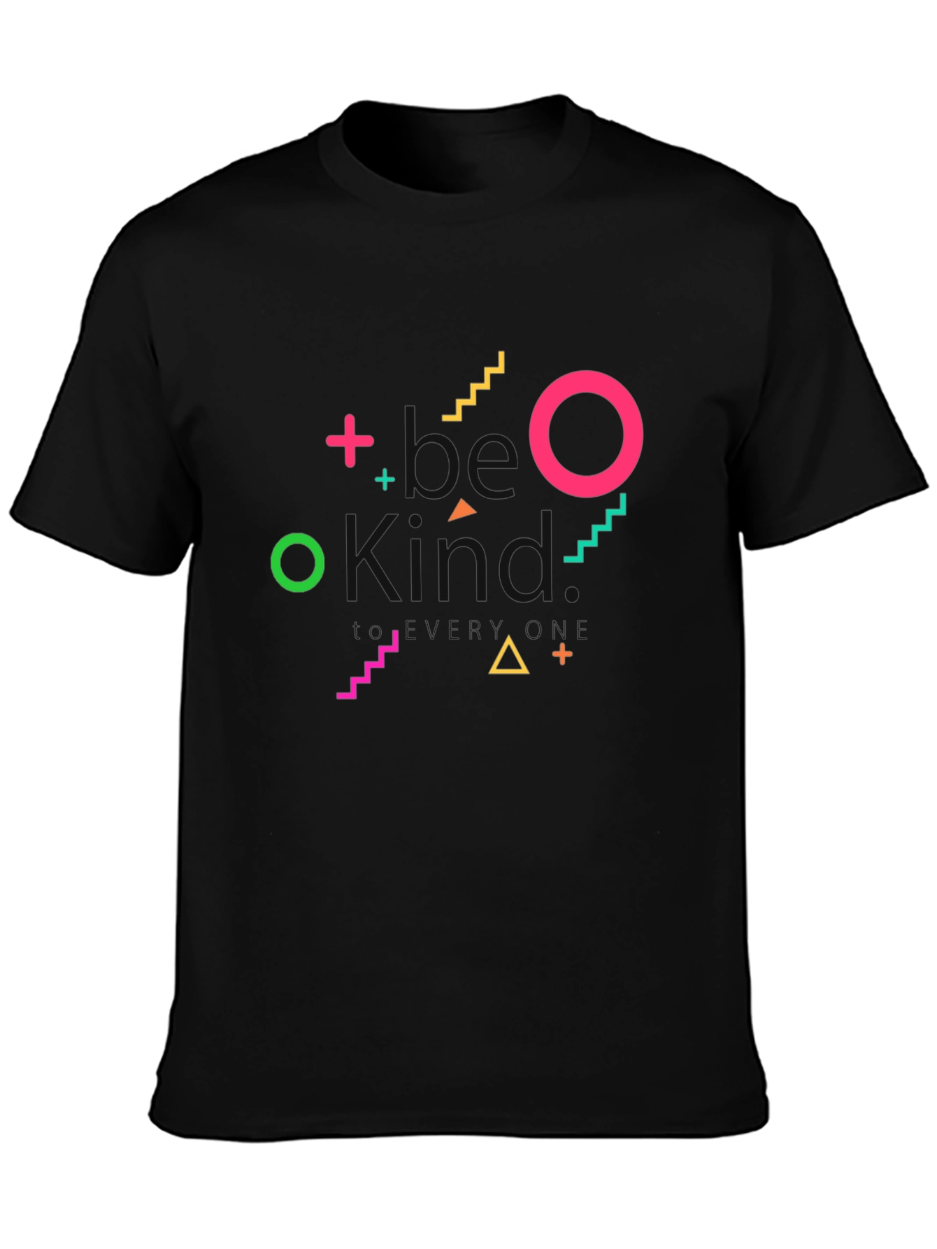 Be Kind Everyday Black Graphic Tee