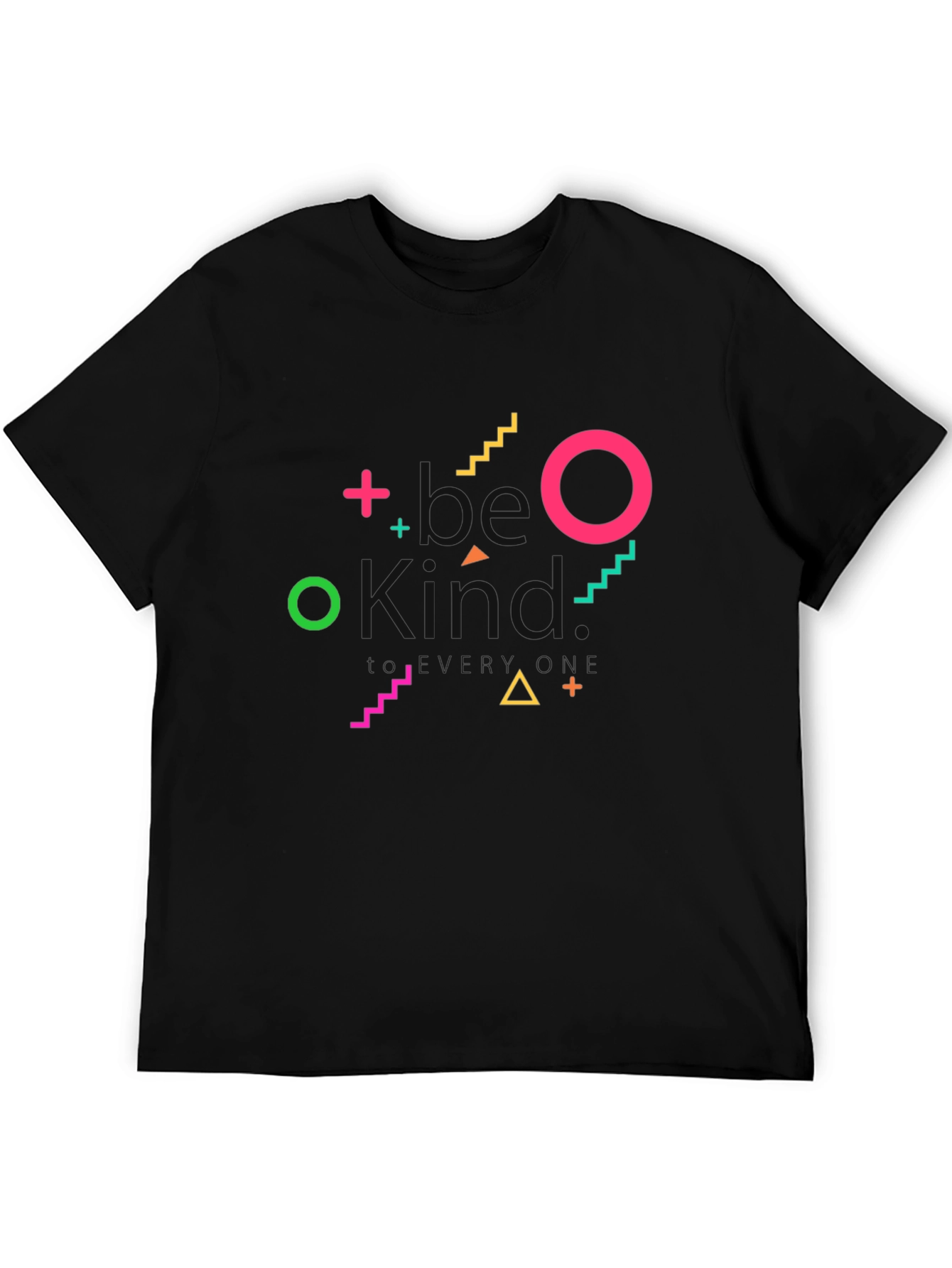 Be Kind Everyday Black Graphic Tee