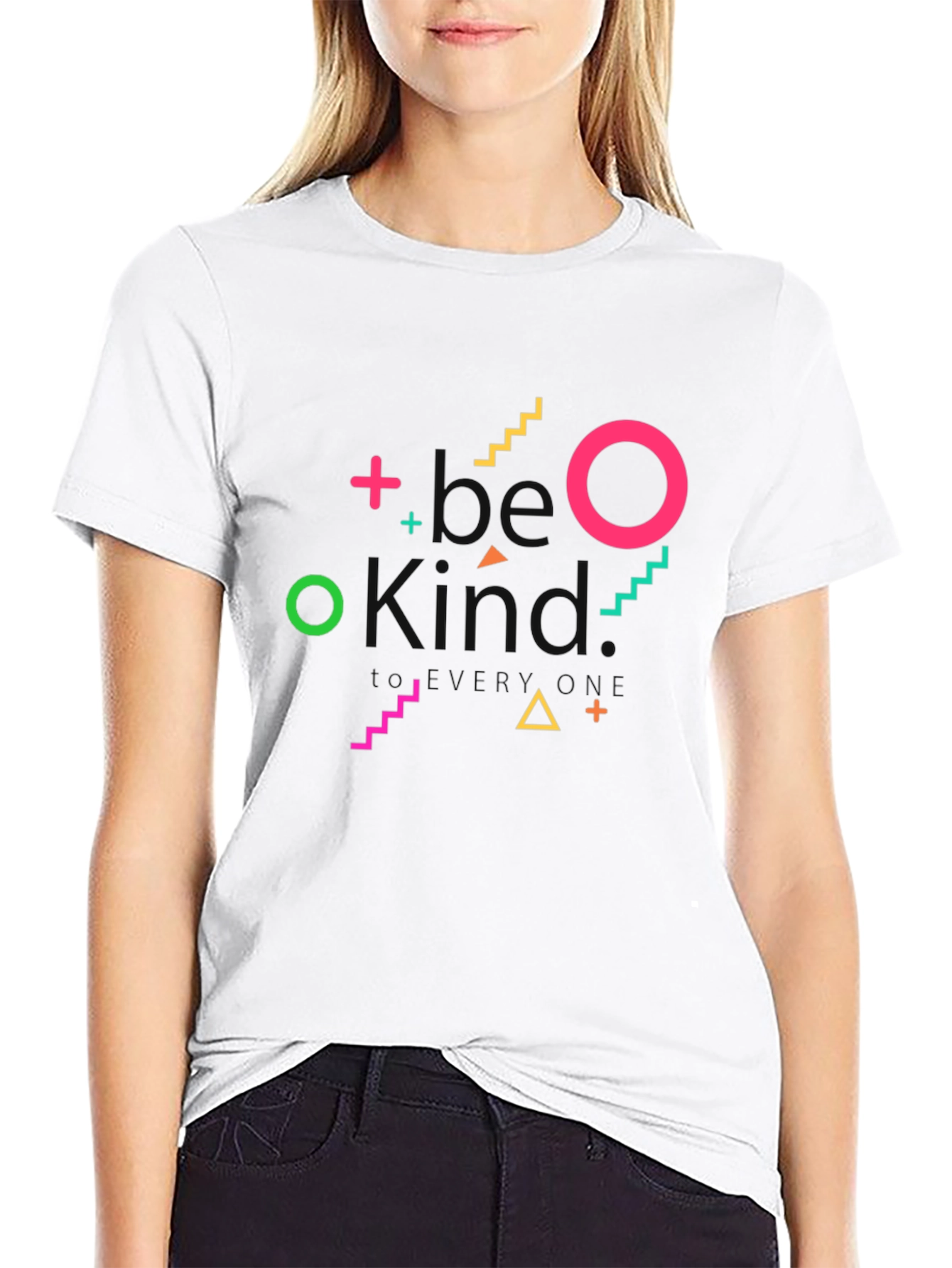 Be Kind Everyday Black Graphic Tee