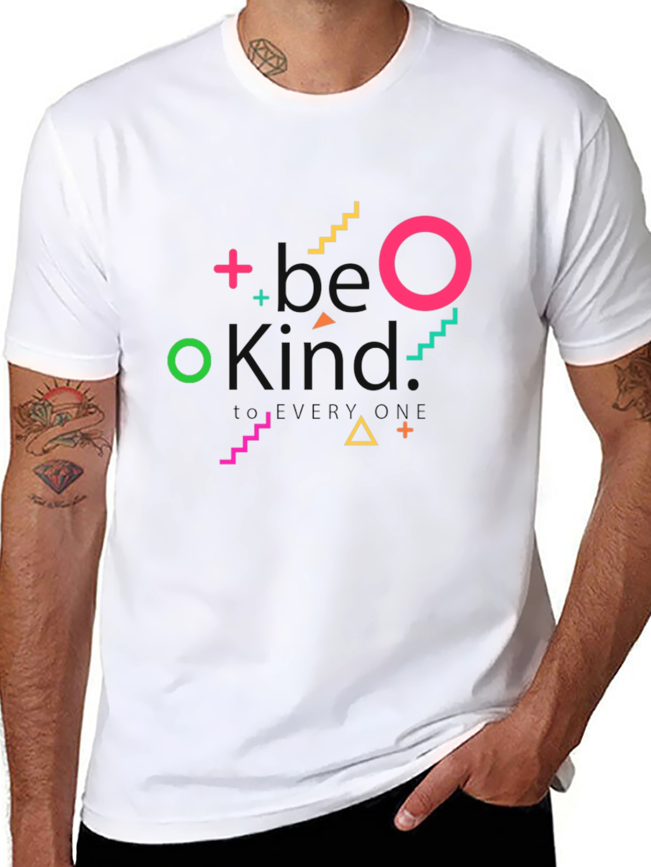 Be Kind Everyday Black Graphic Tee